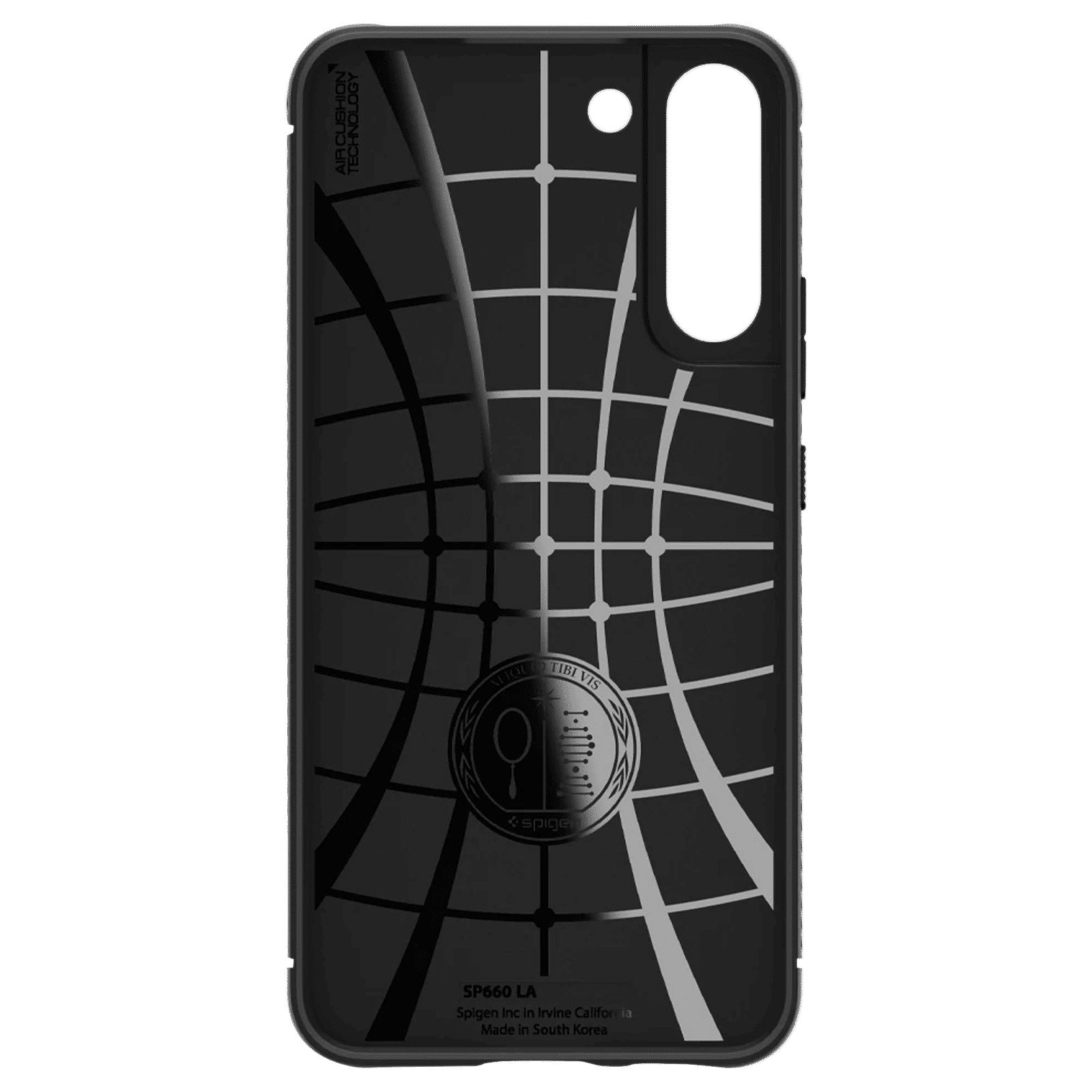 Spigen Liquid Air TPU Back Cover for SAMSUNG Galaxy S22+ 5G (Air Cushion Technology, Matte Black)_5