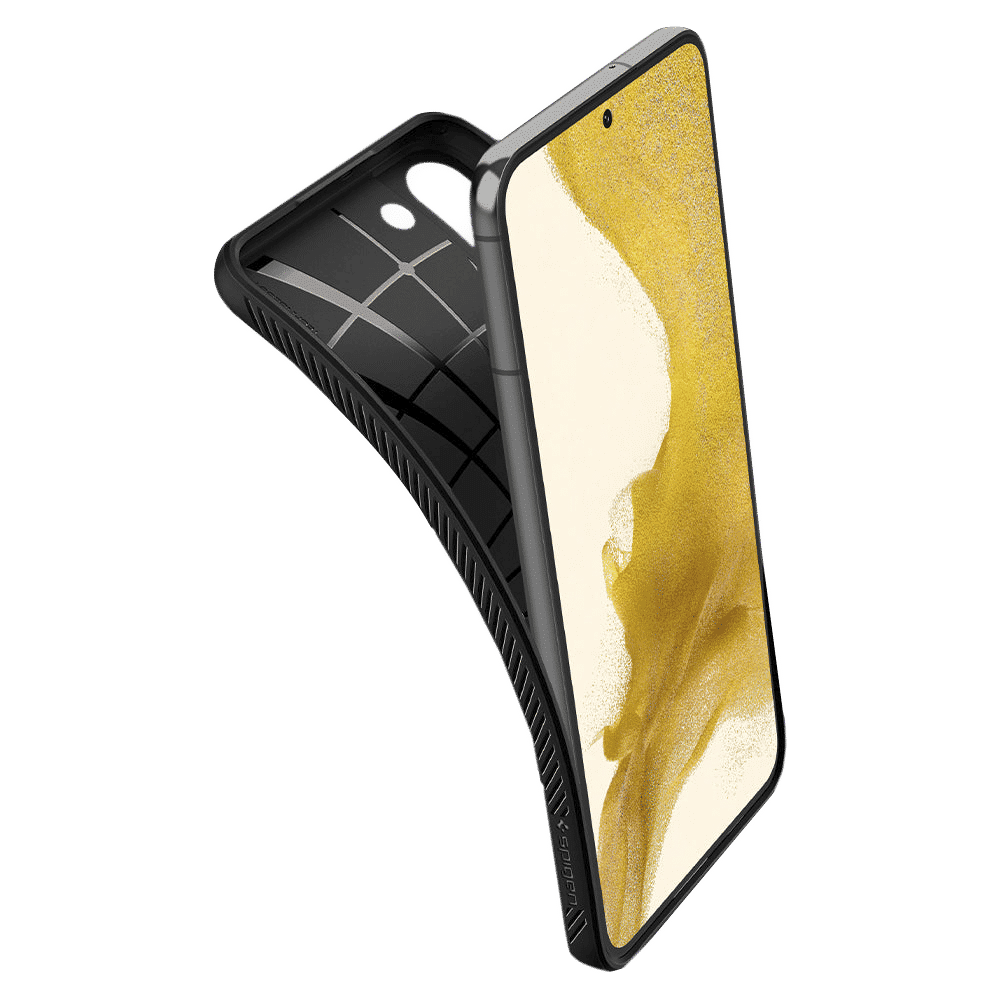 Spigen Liquid Air TPU Back Cover for SAMSUNG Galaxy S22+ 5G (Air Cushion Technology, Matte Black)_7