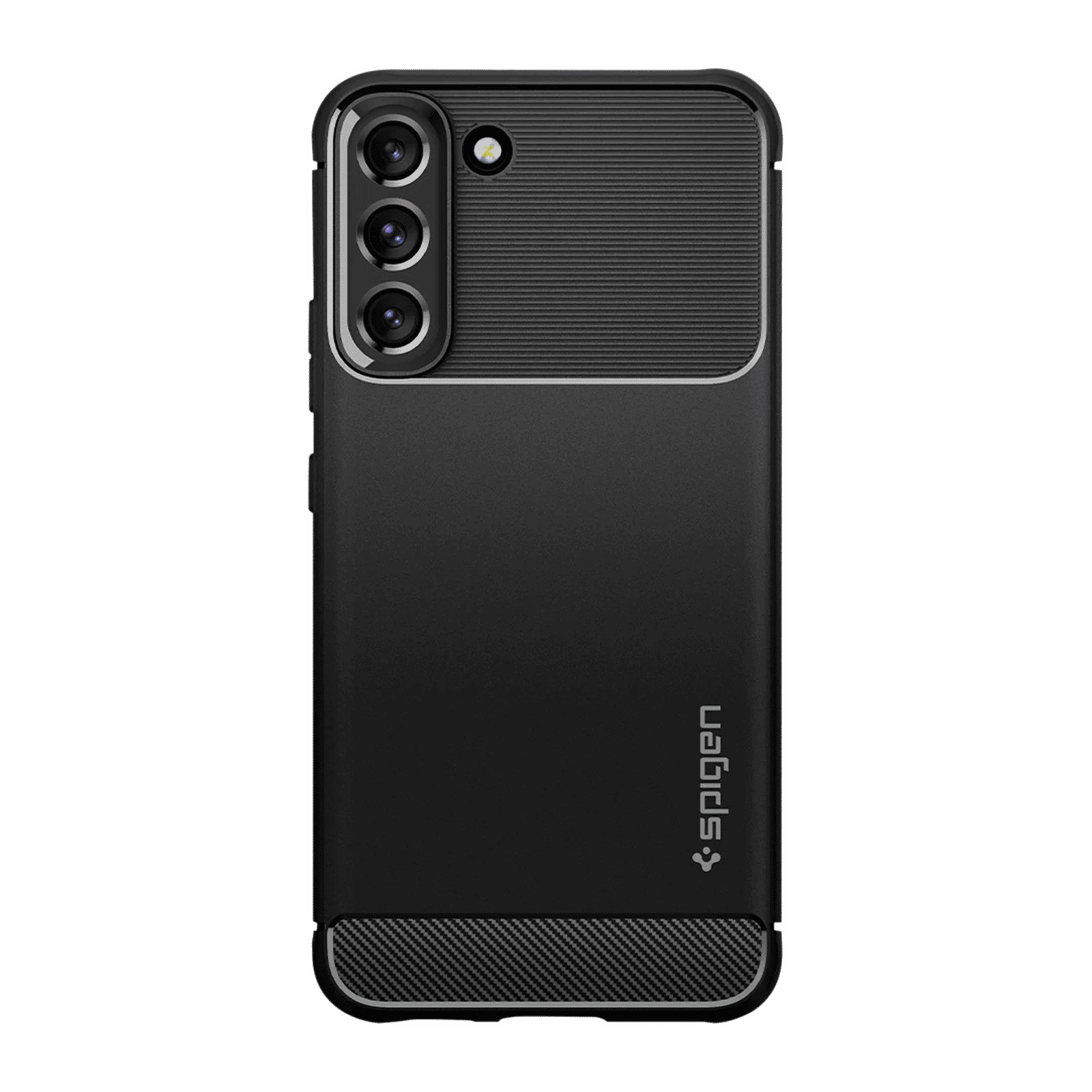 Spigen Rugged Armor TPU Back Cover for SAMSUNG Galaxy S22+ 5G (Supports Wireless Charging, Matte Black)_3