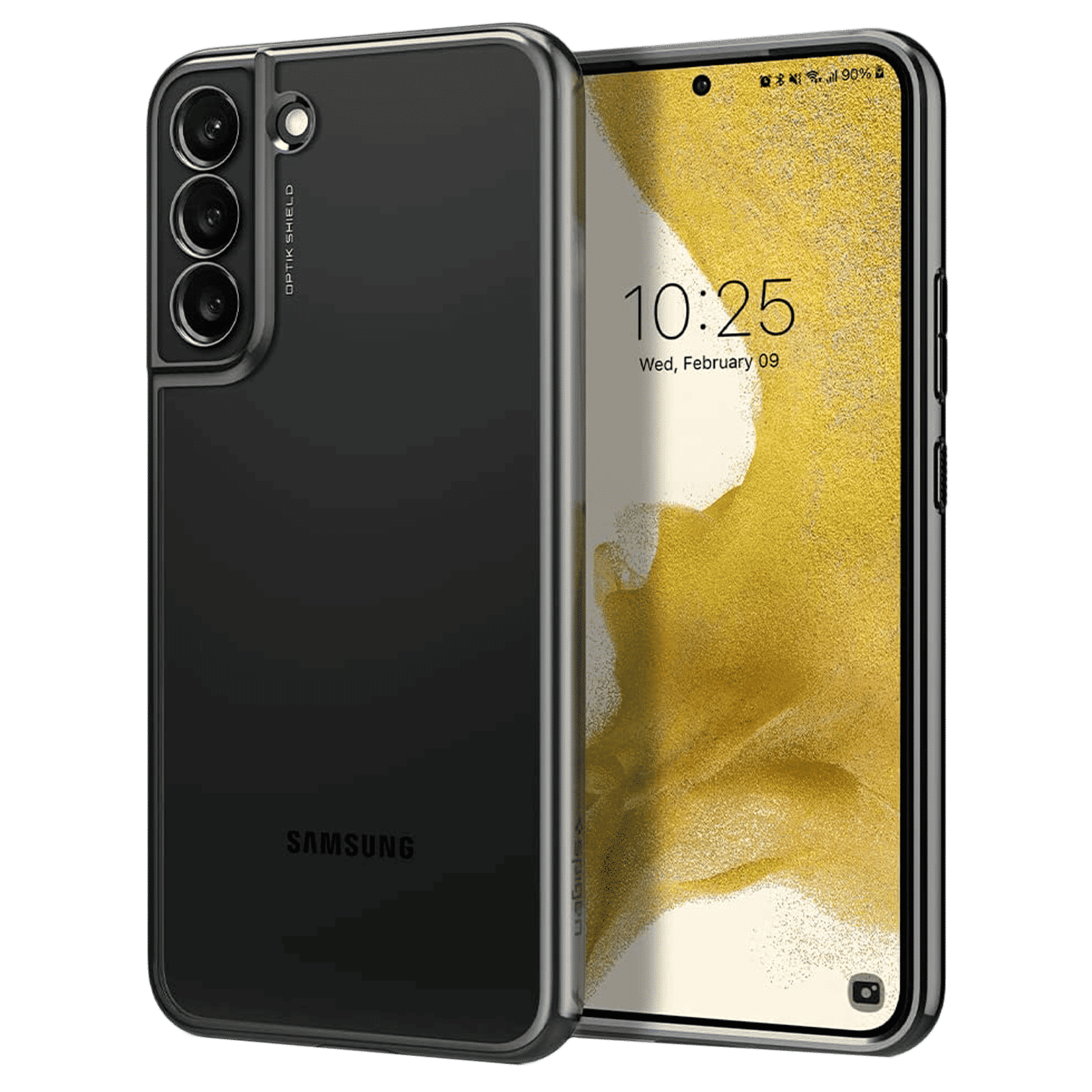 Spigen Optik Crystal Soft TPU Back Cover for SAMSUNG Galaxy S22+ 5G (Tactile Buttons, Chrome Gray) Spigen Optik Crystal Soft TPU Back Cover for SAMSUNG Galaxy S22+ 5G (Tactile Buttons, Chrome Gray)_1