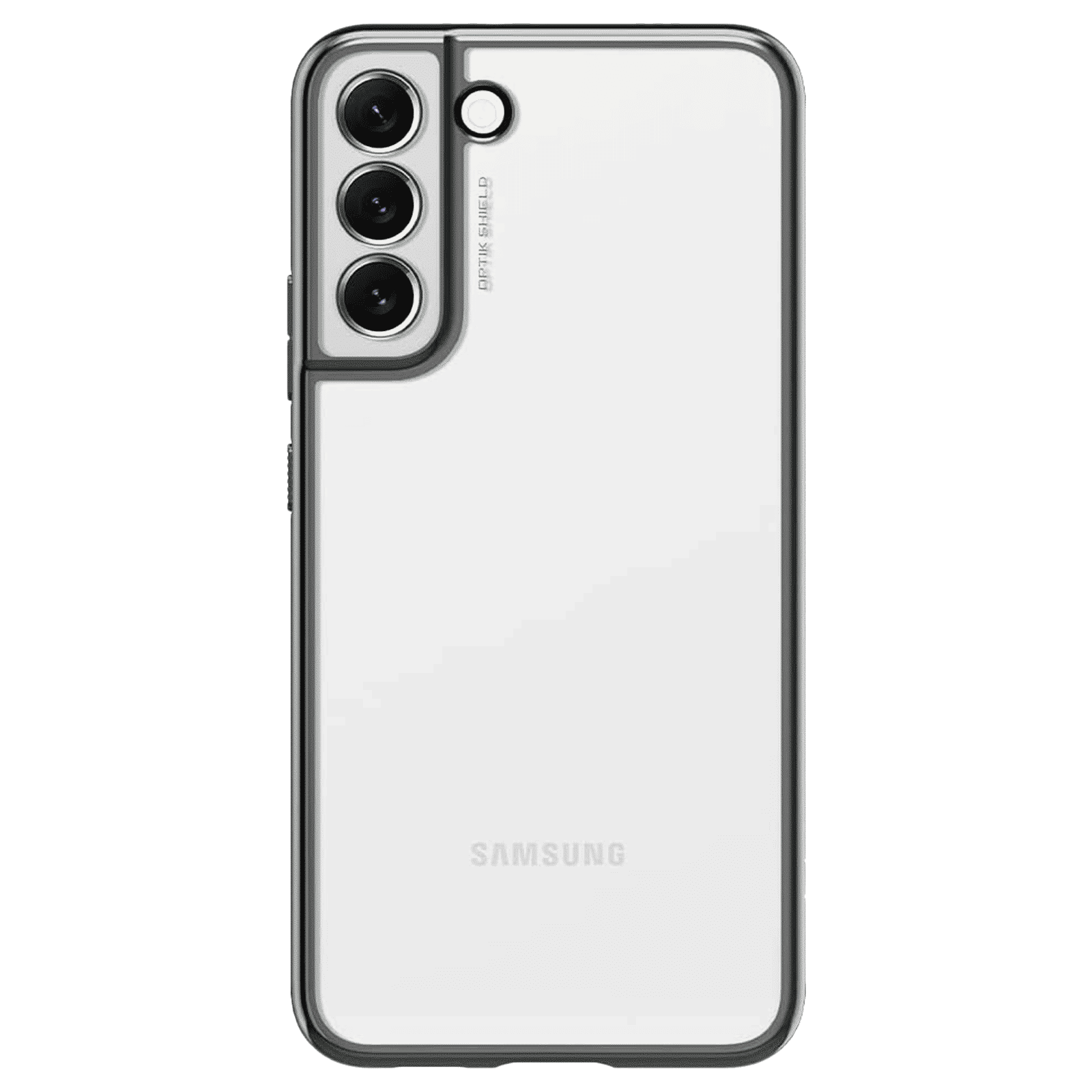 Spigen Optik Crystal Soft TPU Back Cover for SAMSUNG Galaxy S22+ 5G (Tactile Buttons, Chrome Gray) Spigen Optik Crystal Soft TPU Back Cover for SAMSUNG Galaxy S22+ 5G (Tactile Buttons, Chrome Gray)_3