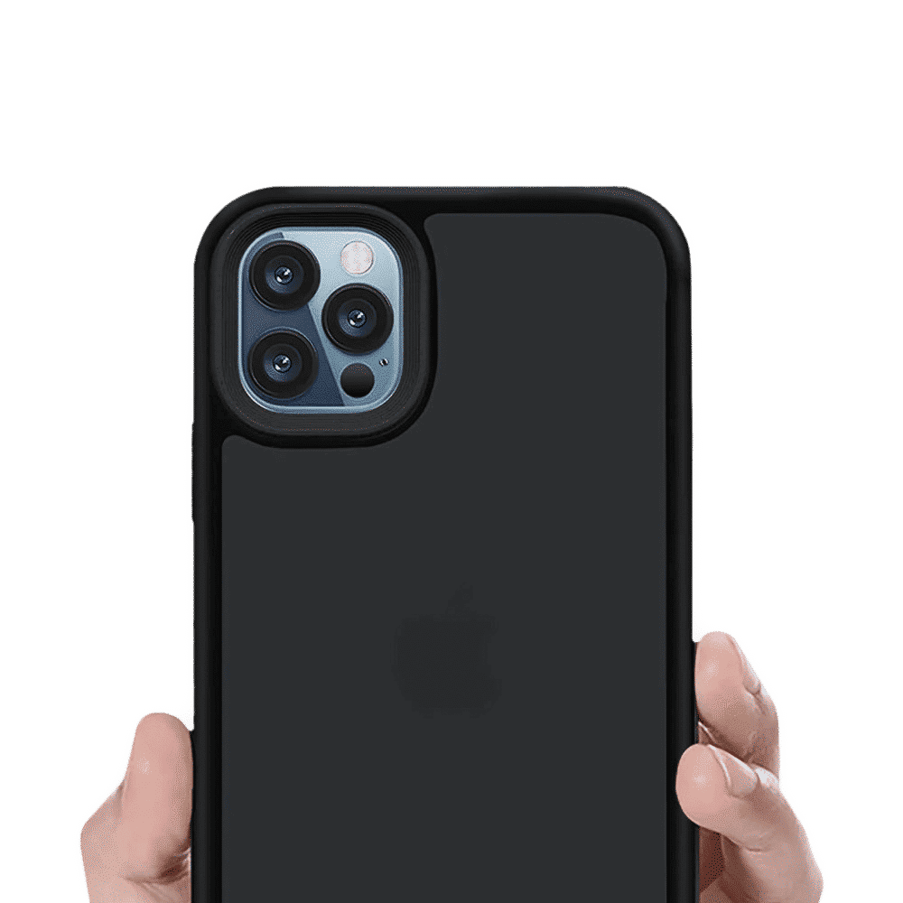 GRIPP Bolt Hard TPU Back Cover for Apple iPhone 12, 12 Pro (Supports Wireless Charging, Black)_8