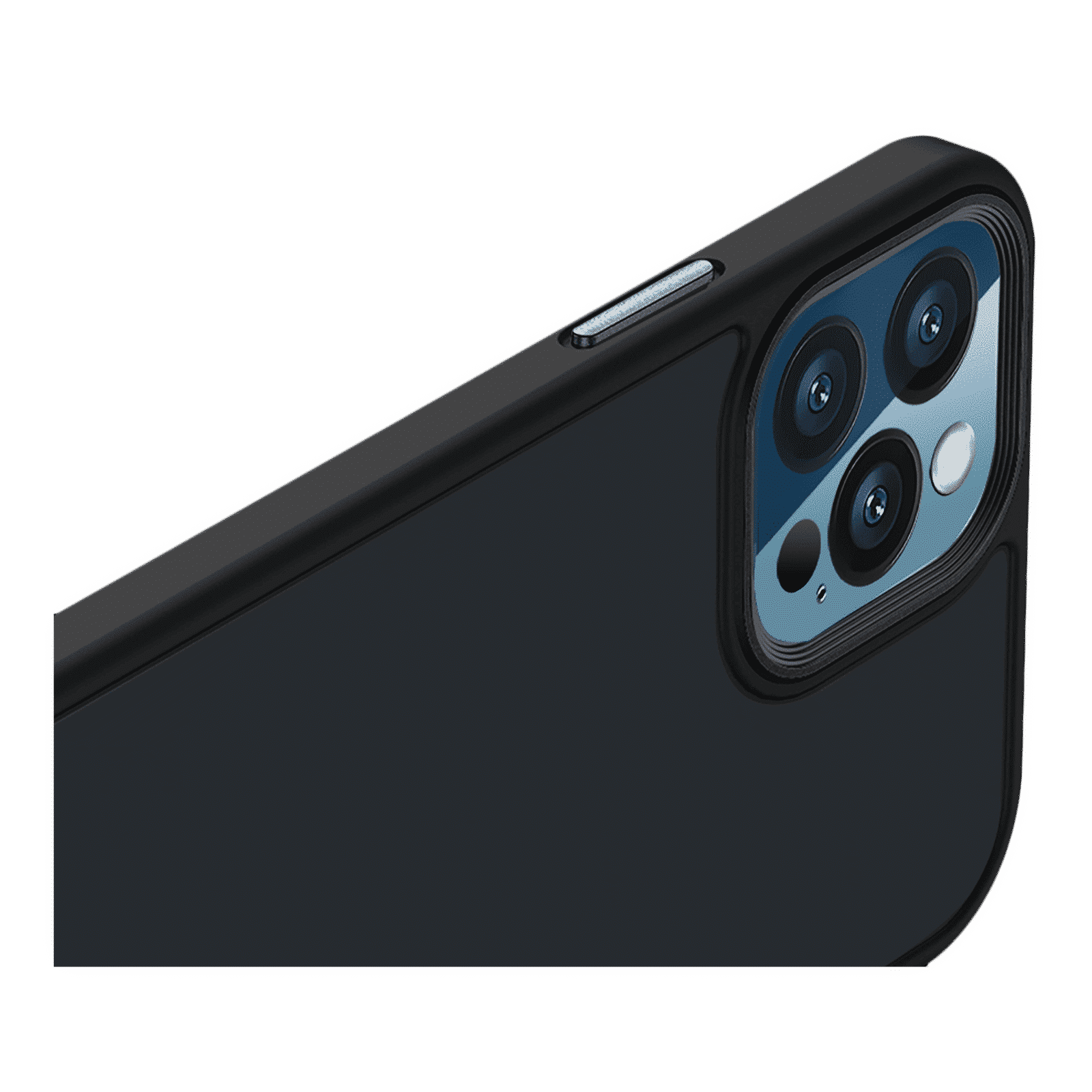 GRIPP Bolt Hard TPU Back Cover for Apple iPhone 12, 12 Pro (Supports Wireless Charging, Black)_3