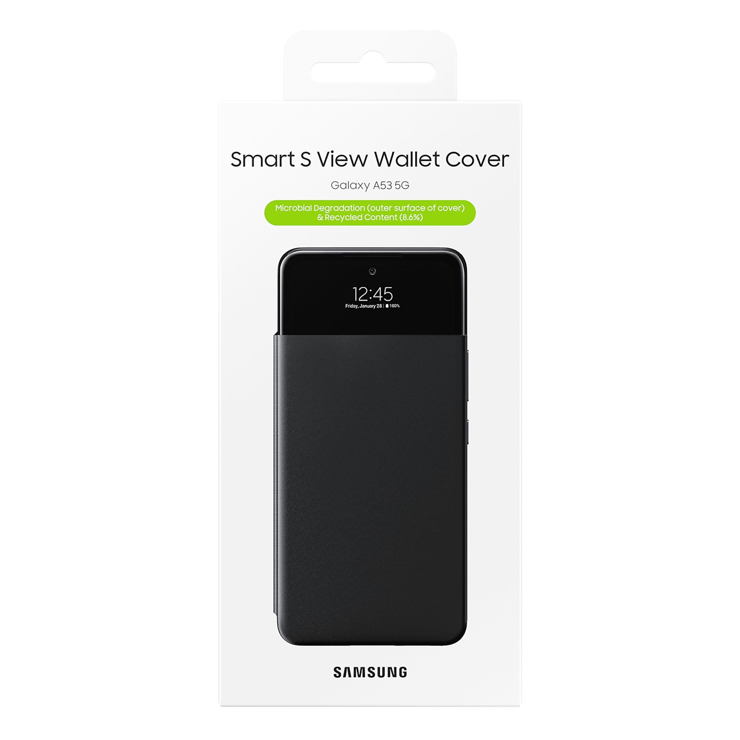 SAMSUNG Smart S View Flip Cover for SAMSUNG Galaxy A53 5G (Anti-Microbial, Black) SAMSUNG Smart S View Flip Cover for SAMSUNG Galaxy A53 5G (Anti-Microbial, Black)_8