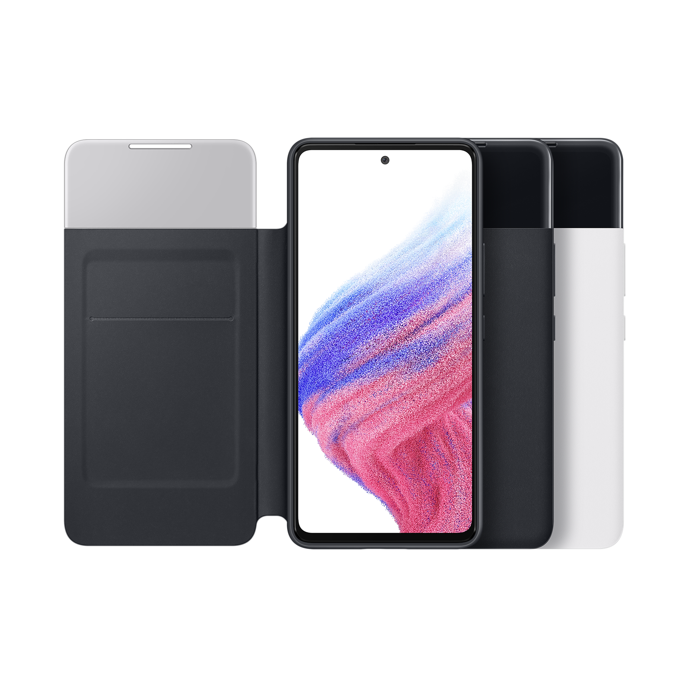 SAMSUNG Smart S View Flip Cover for SAMSUNG Galaxy A53 5G (Anti-Microbial, White) SAMSUNG Smart S View Flip Cover for SAMSUNG Galaxy A53 5G (Anti-Microbial, White)_5