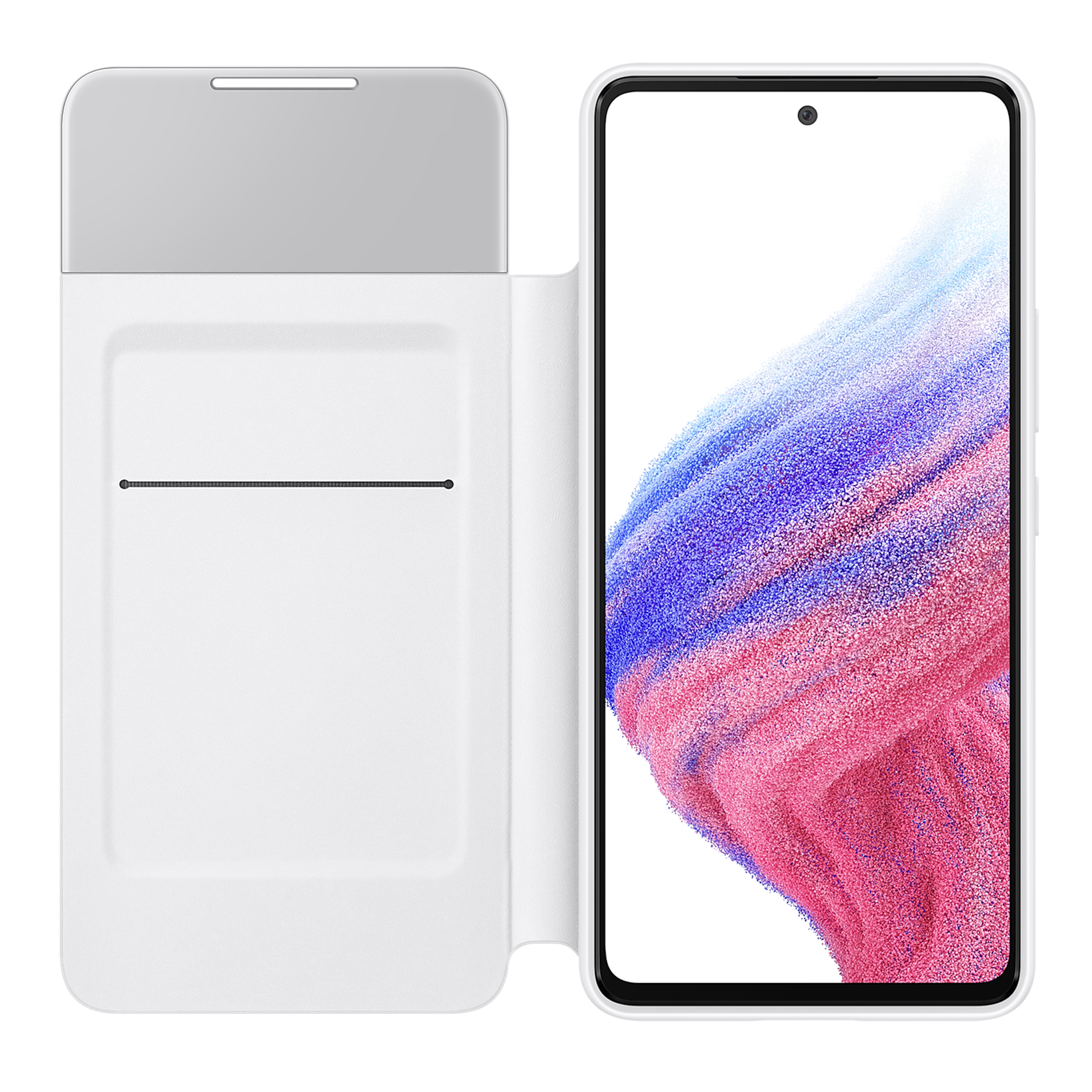 SAMSUNG Smart S View Flip Cover for SAMSUNG Galaxy A53 5G (Anti-Microbial, White) SAMSUNG Smart S View Flip Cover for SAMSUNG Galaxy A53 5G (Anti-Microbial, White)_6