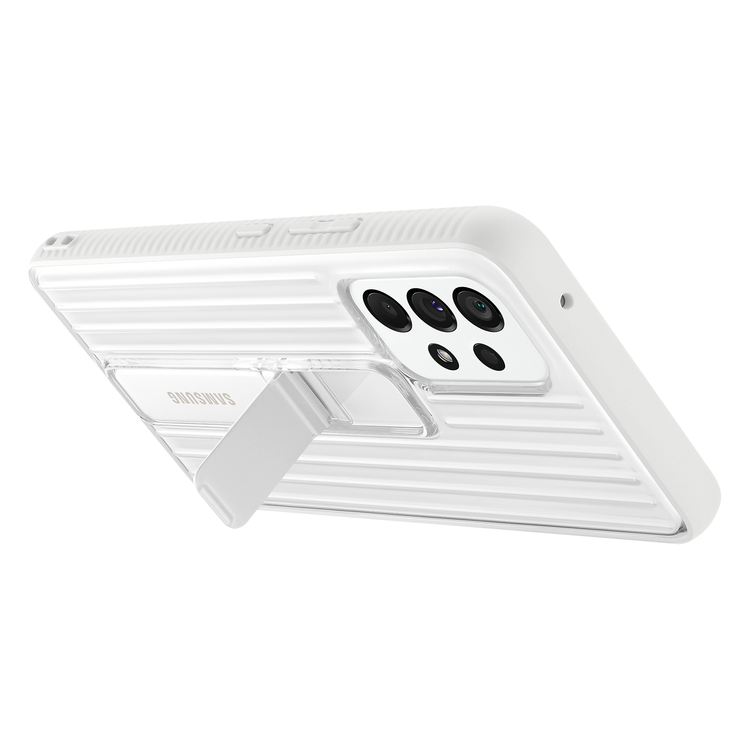 SAMSUNG Back Cover for SAMSUNG Galaxy A53 5G (Military Grade Drop Tested, White)_7