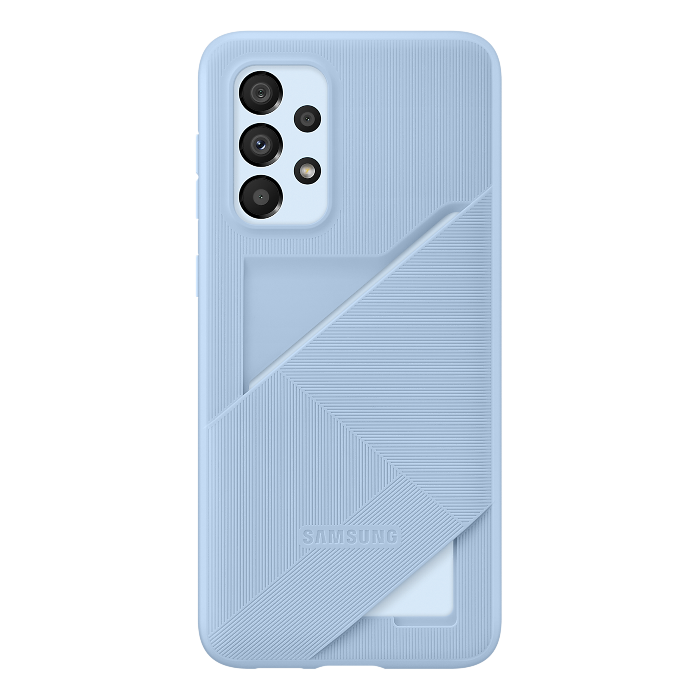 SAMSUNG TPU Back Cover for SAMSUNG Galaxy A33 5G (Sleek Card Pocket, Arctic Blue)_1