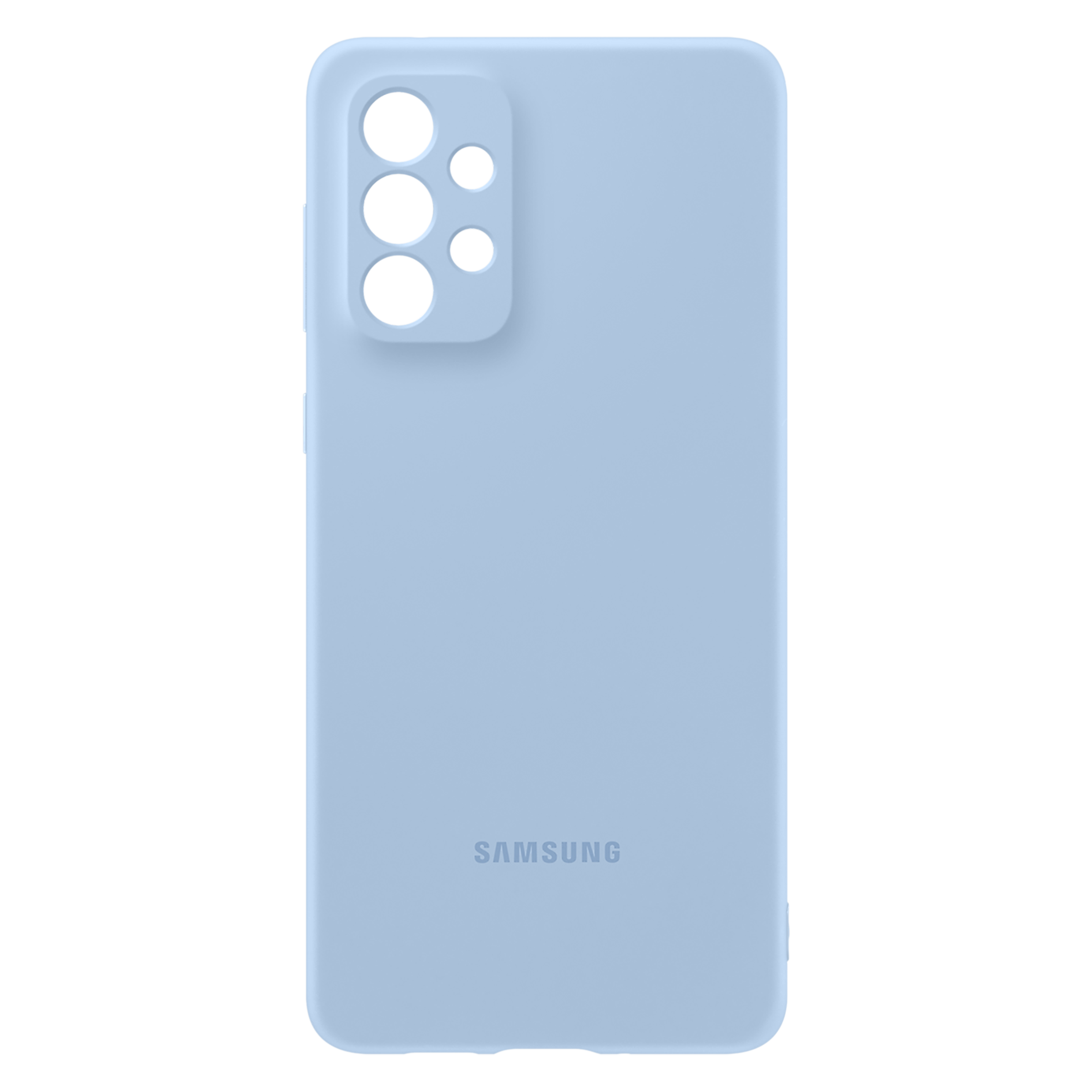 SAMSUNG Soft Silicone Hybrid Cover for SAMSUNG Galaxy A73 5G (Protects from Shock & Bumps, Arctic Blue)_3
