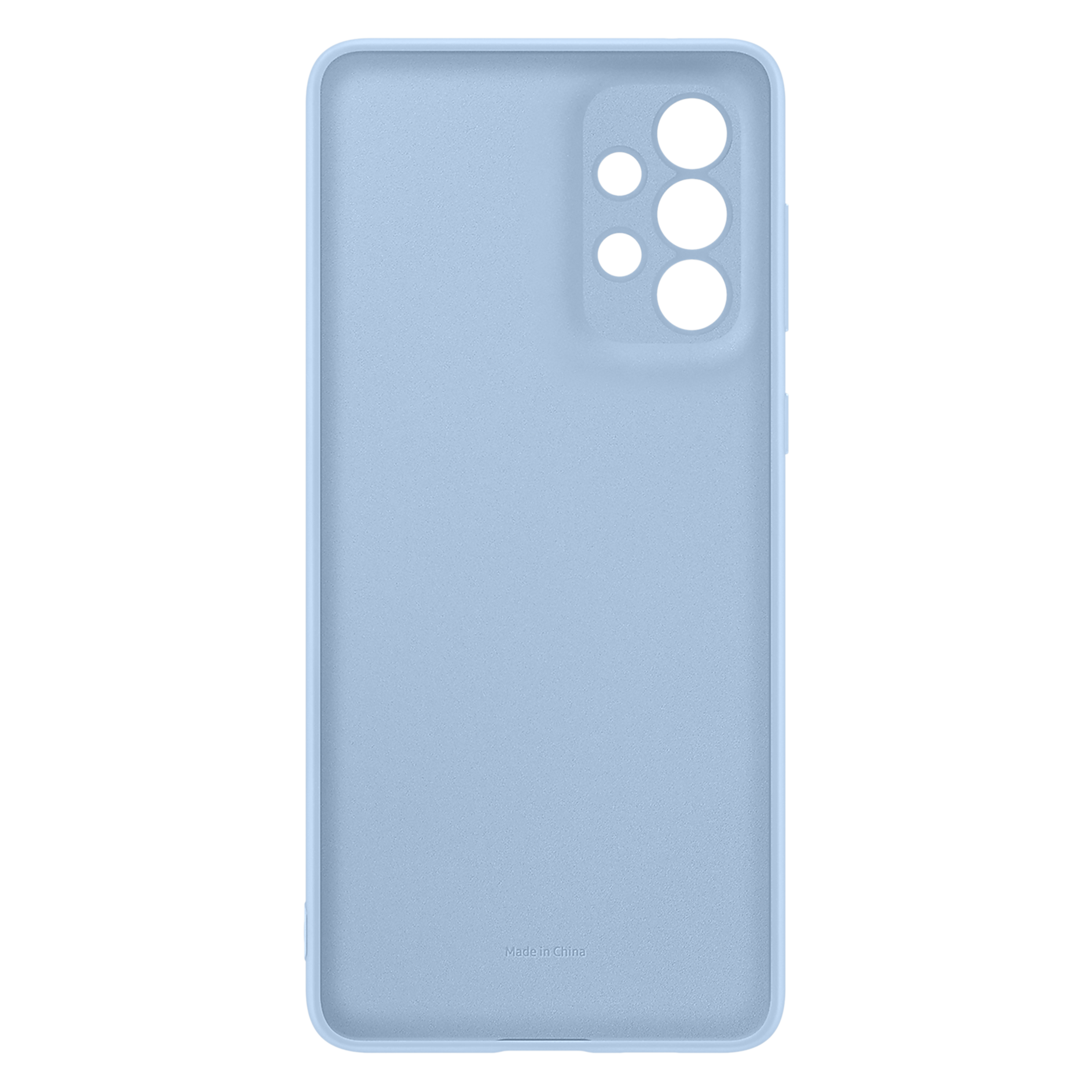 SAMSUNG Soft Silicone Hybrid Cover for SAMSUNG Galaxy A73 5G (Protects from Shock & Bumps, Arctic Blue)_4