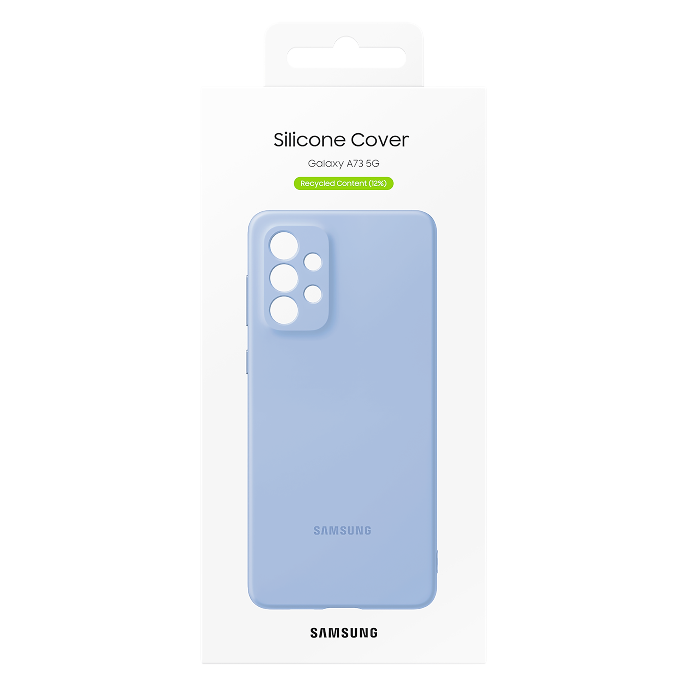 SAMSUNG Soft Silicone Hybrid Cover for SAMSUNG Galaxy A73 5G (Protects from Shock & Bumps, Arctic Blue)_7