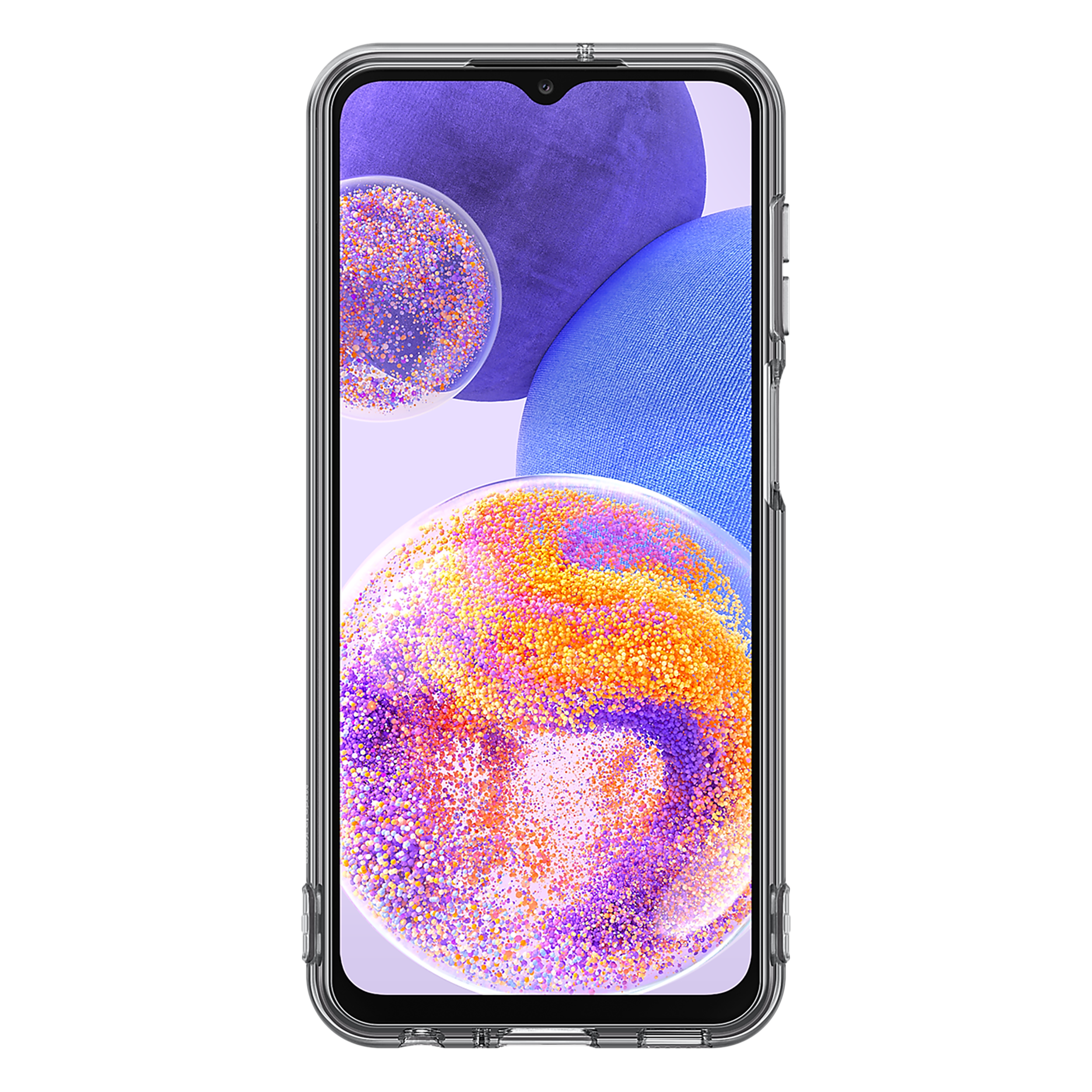 SAMSUNG Soft TPU Back Cover for SAMSUNG Galaxy A23 (Protects from Shock & Scratch, Clear Black)_4