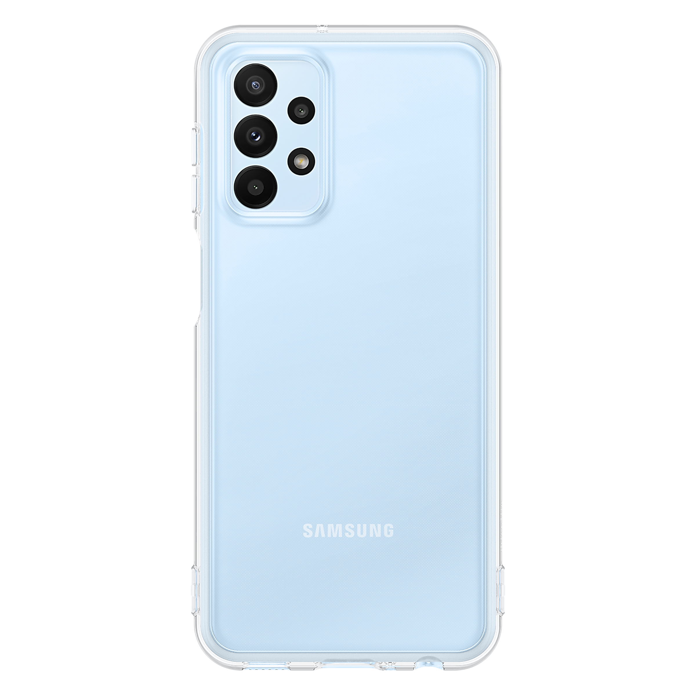 SAMSUNG Soft TPU Back Cover for SAMSUNG Galaxy A23 (Protects from Shock & Scratch, Transparent) SAMSUNG Soft TPU Back Cover for SAMSUNG Galaxy A23 (Protects from Shock & Scratch, Transparent)_1