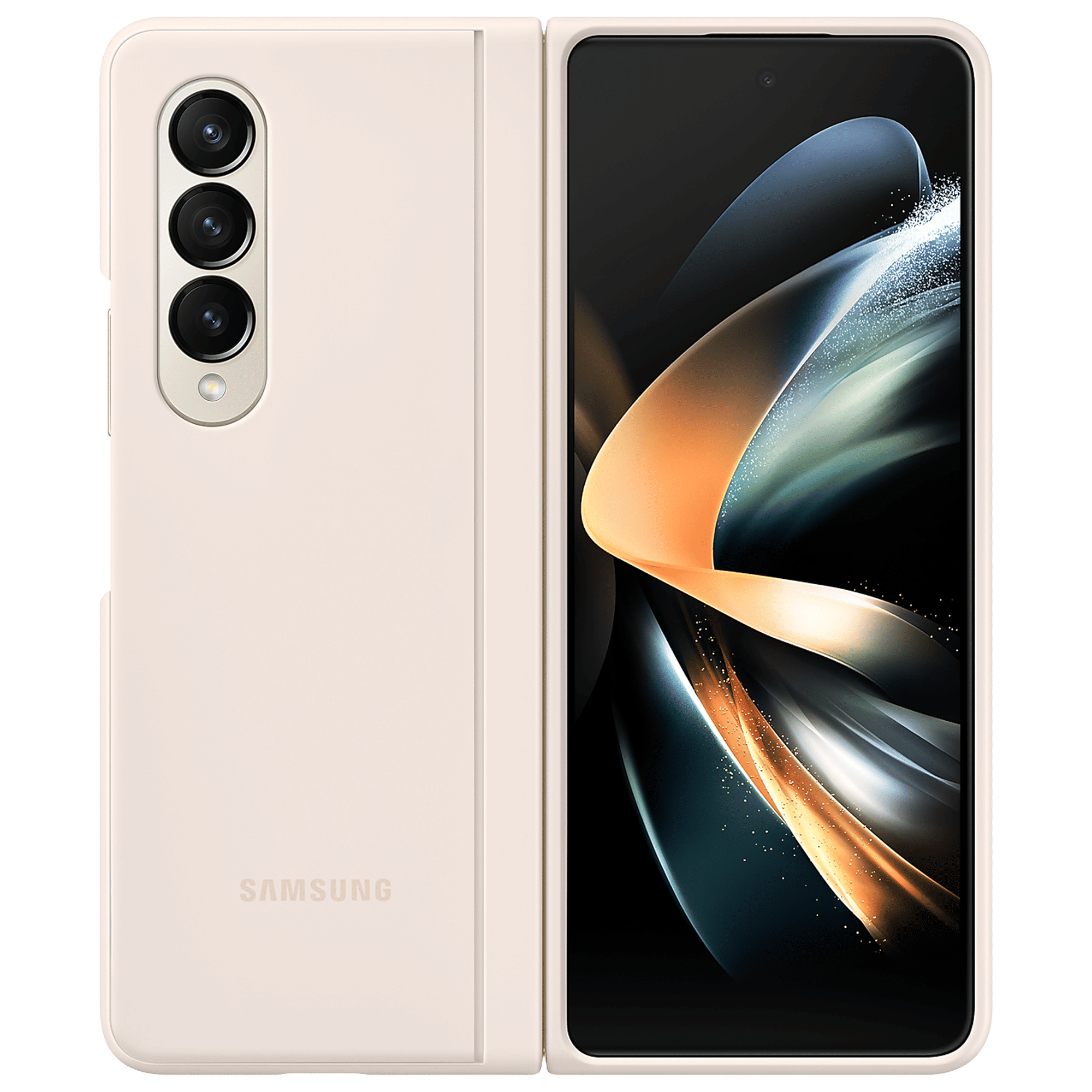 SAMSUNG Slim Soft UL-Certified Recycled Back Cover for SAMSUNG Galaxy Z Fold4 (All Around Edge Protection, Sand) SAMSUNG Slim Soft UL-Certified Recycled Back Cover for SAMSUNG Galaxy Z Fold4 (All Around Edge Protection, Sand)_1