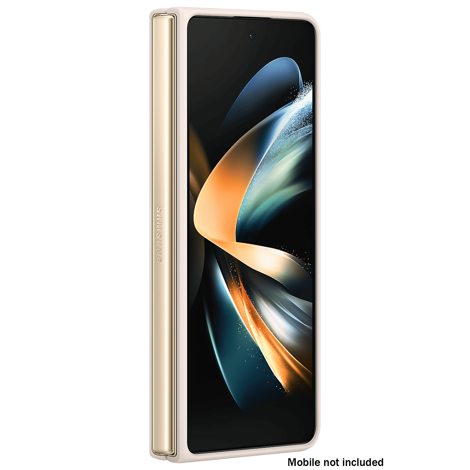 SAMSUNG Slim Soft UL-Certified Recycled Back Cover for SAMSUNG Galaxy Z Fold4 (All Around Edge Protection, Sand) SAMSUNG Slim Soft UL-Certified Recycled Back Cover for SAMSUNG Galaxy Z Fold4 (All Around Edge Protection, Sand)_4