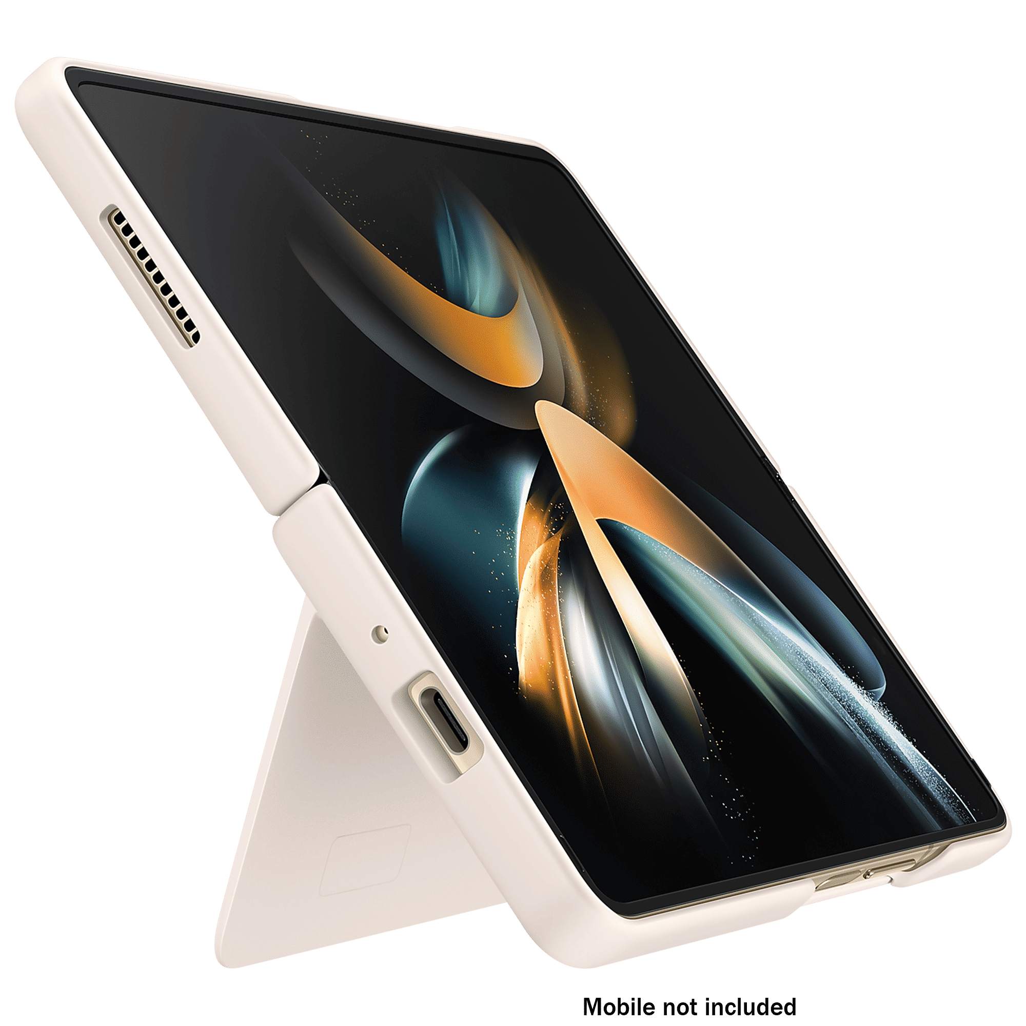 SAMSUNG Slim Soft UL-Certified Recycled Back Cover for SAMSUNG Galaxy Z Fold4 (All Around Edge Protection, Sand) SAMSUNG Slim Soft UL-Certified Recycled Back Cover for SAMSUNG Galaxy Z Fold4 (All Around Edge Protection, Sand)_5