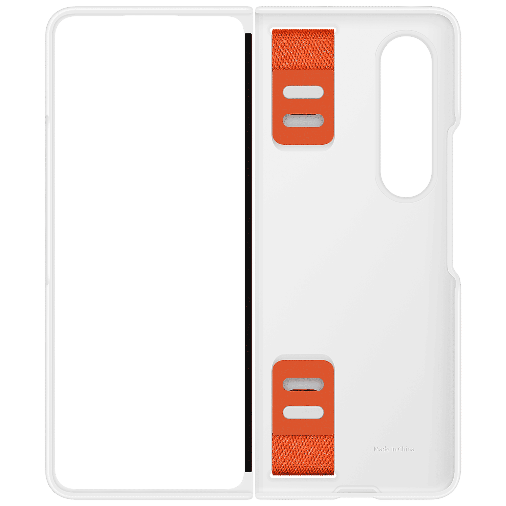SAMSUNG Silicone Back Cover for SAMSUNG Galaxy Z Fold4 (Smooth Touch, White)_4