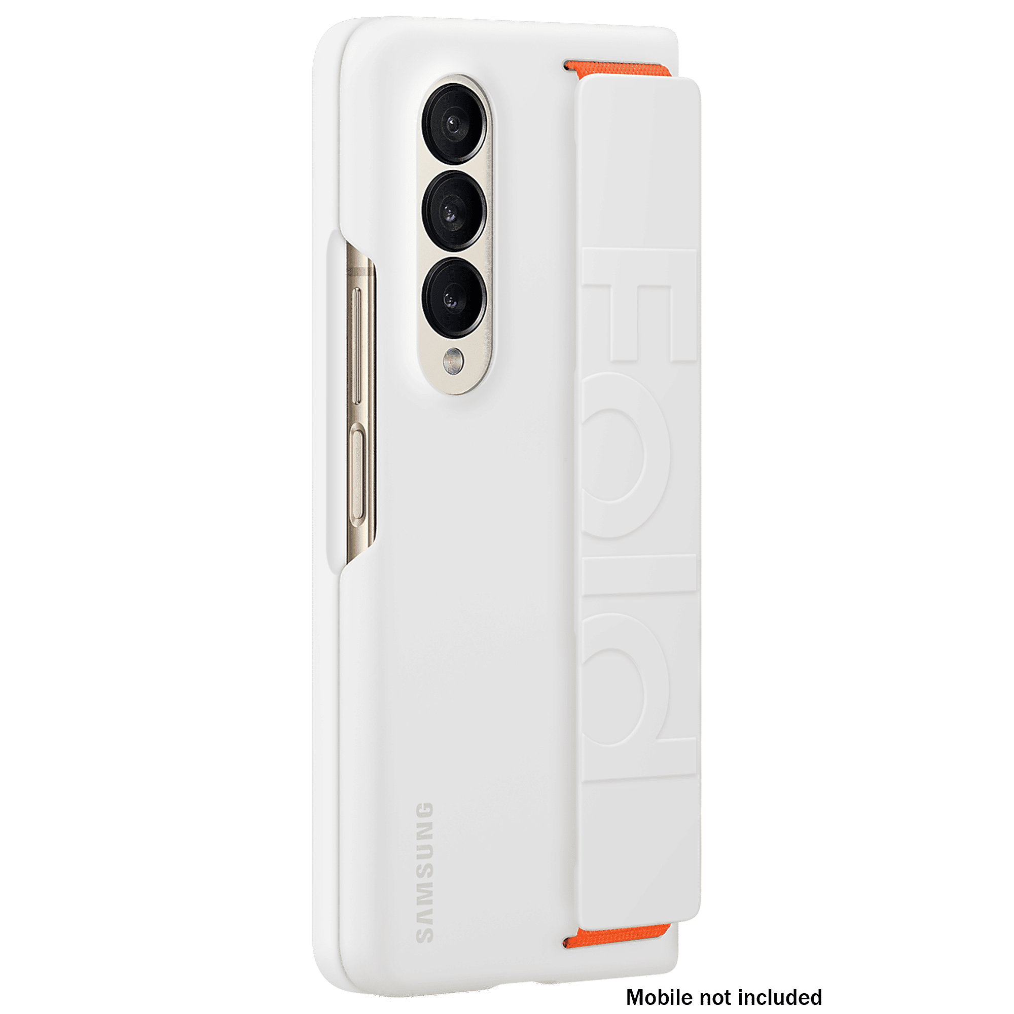SAMSUNG Silicone Back Cover for SAMSUNG Galaxy Z Fold4 (Smooth Touch, White)_7