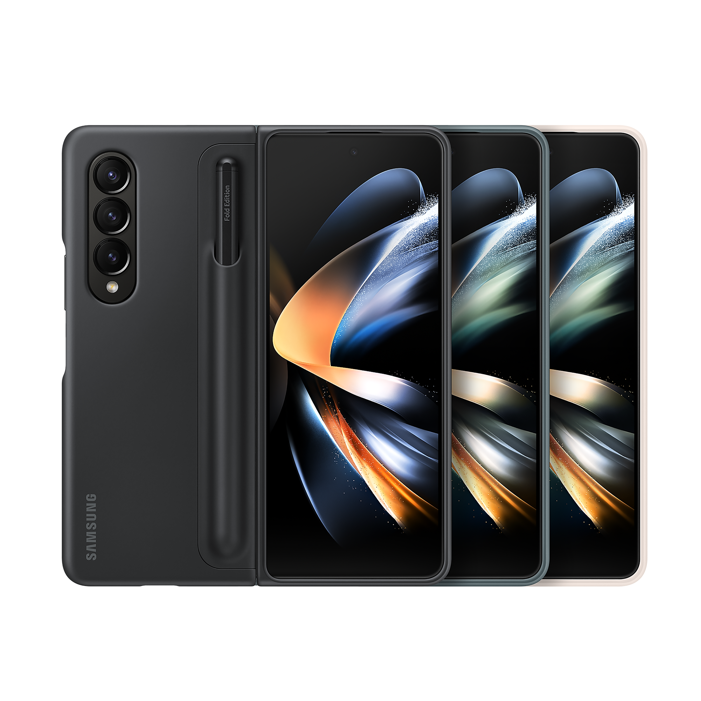 SAMSUNG UL-Certified Recycled Back Cover for SAMSUNG Galaxy Z Fold4 (With S Pen, Graygreen)_5