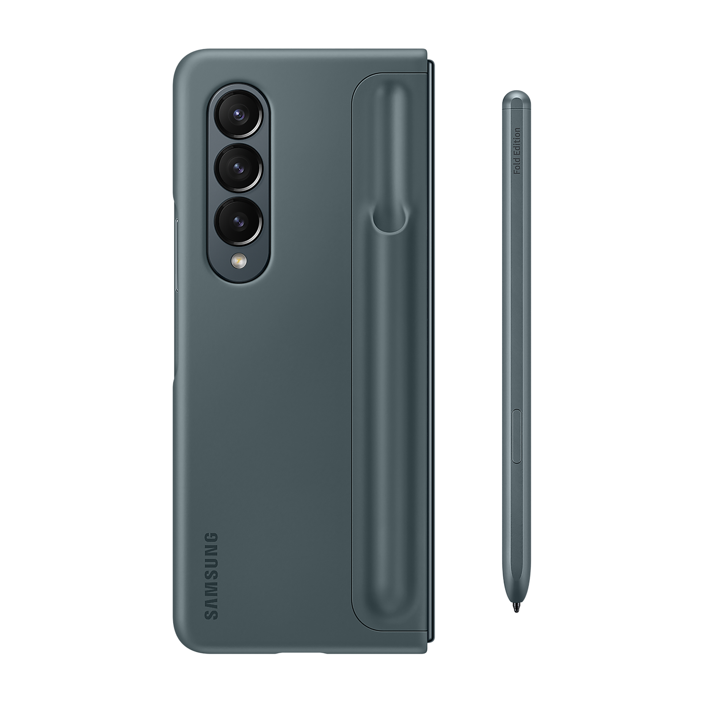 SAMSUNG UL-Certified Recycled Back Cover for SAMSUNG Galaxy Z Fold4 (With S Pen, Graygreen)_6