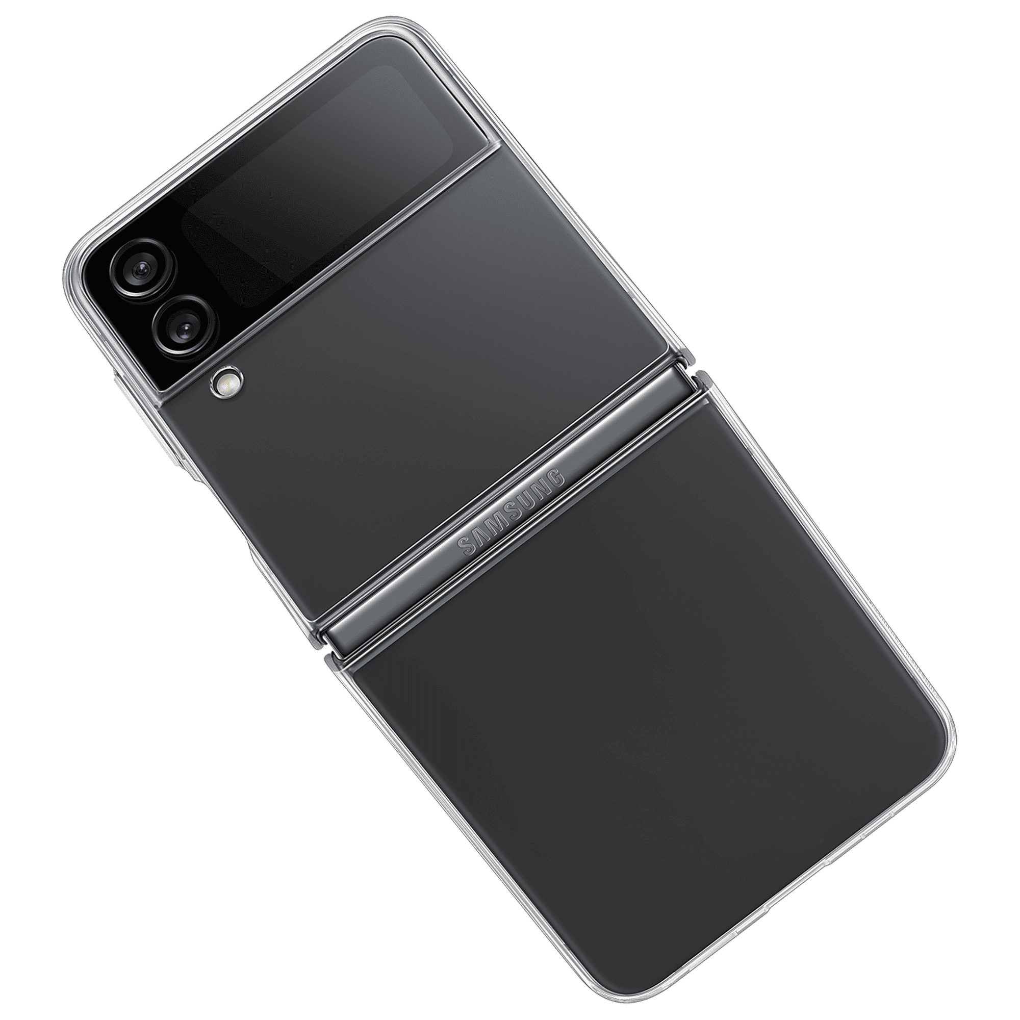 SAMSUNG UL-Certified Recycled Back Cover for SAMSUNG Galaxy Z Flip4 (Ultra Thin Profile, Transparent)_8