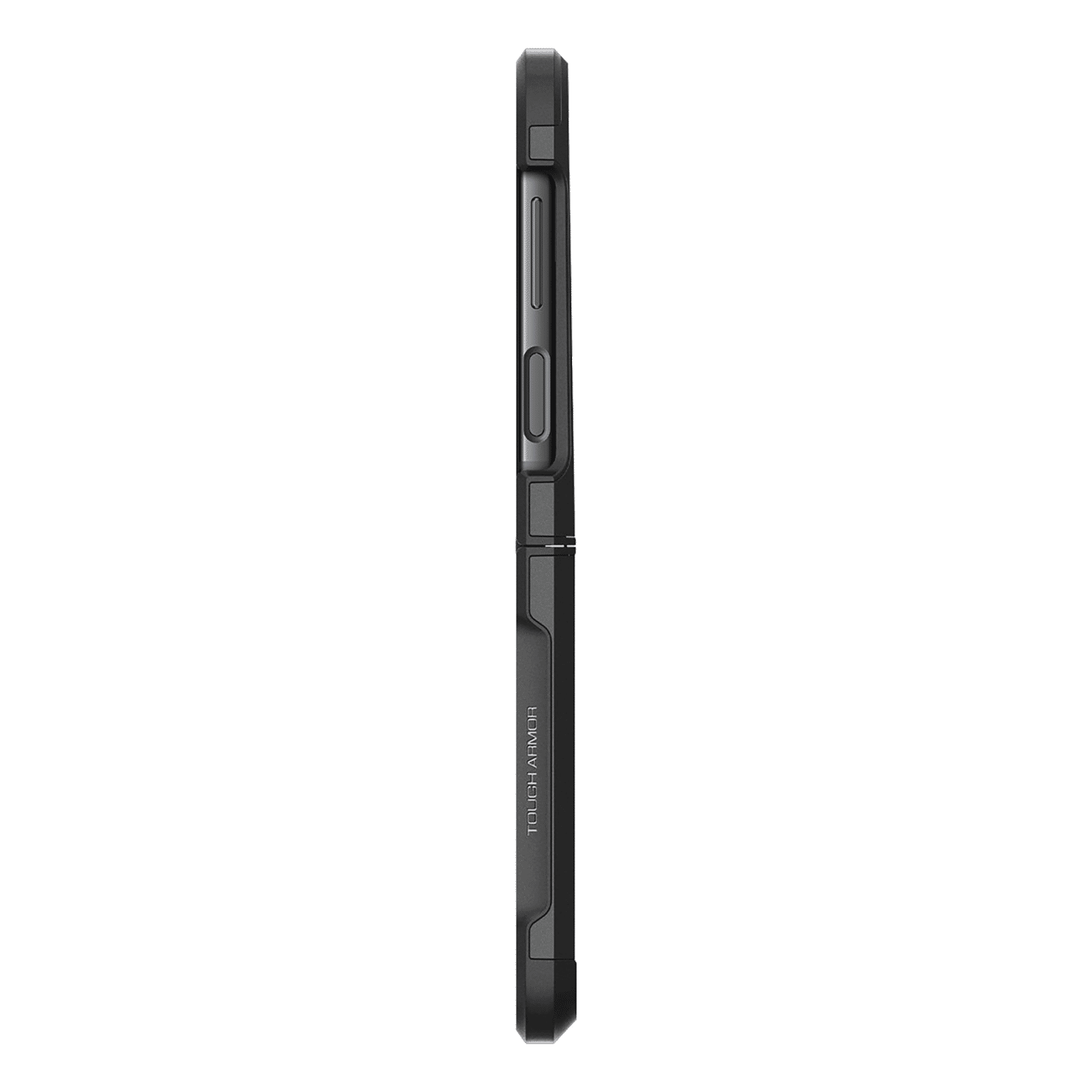 Spigen Tough Armor Polycarbonate & TPU Back Cover for SAMSUNG Galaxy Z Flip4 (Air Cushion Technology, Black)_3