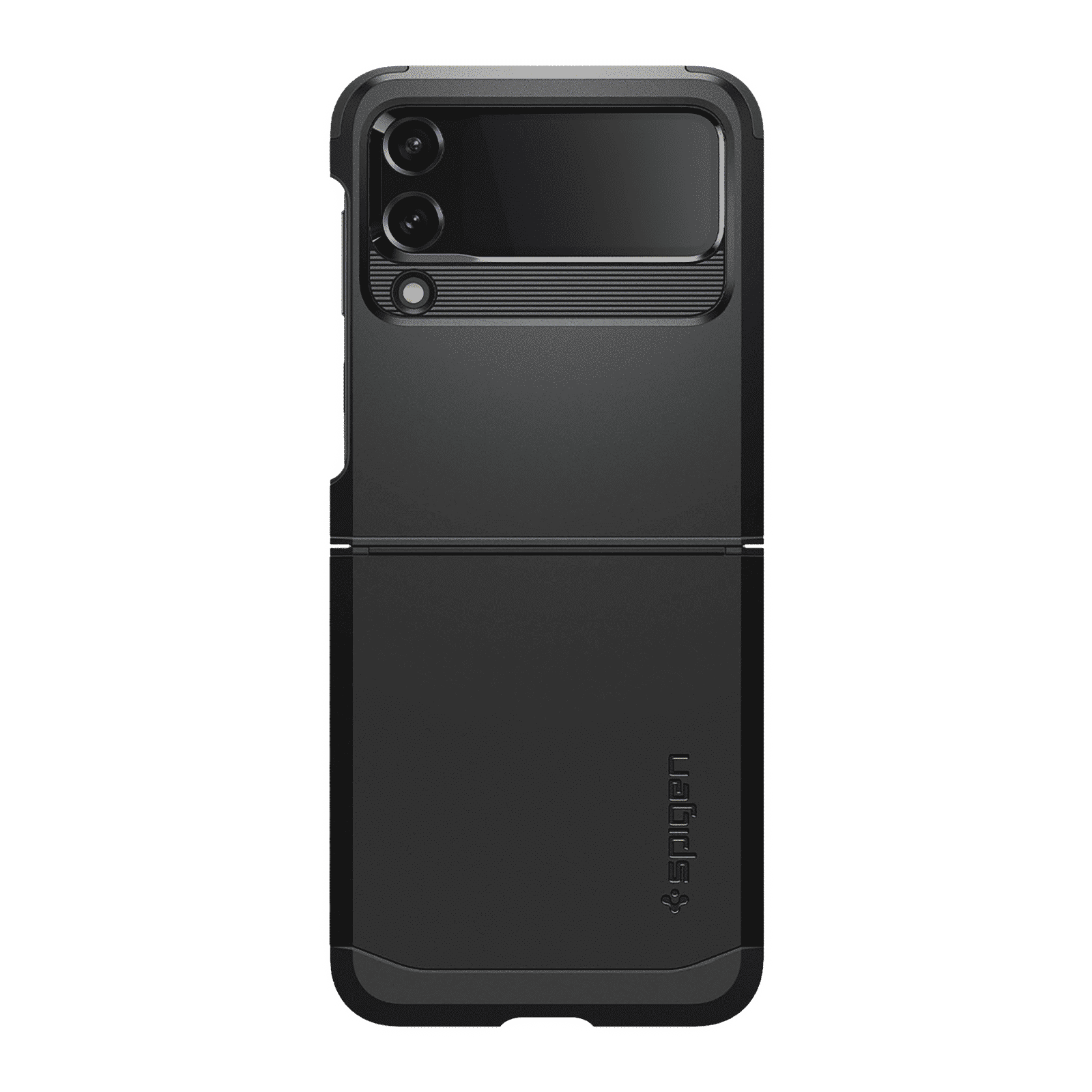 Spigen Tough Armor Polycarbonate & TPU Back Cover for SAMSUNG Galaxy Z Flip4 (Air Cushion Technology, Black)_5