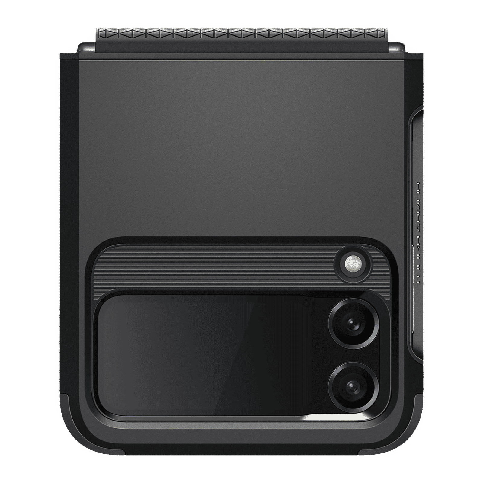 Spigen Tough Armor Polycarbonate & TPU Back Cover for SAMSUNG Galaxy Z Flip4 (Air Cushion Technology, Black)_7