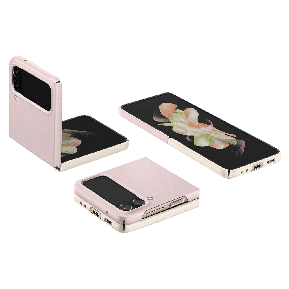 Spigen Air Skin Polycarbonate & Urethane Back Cover for SAMSUNG Galaxy Z Flip4 (Supports Wireless Charging, Cotton Pink)_12