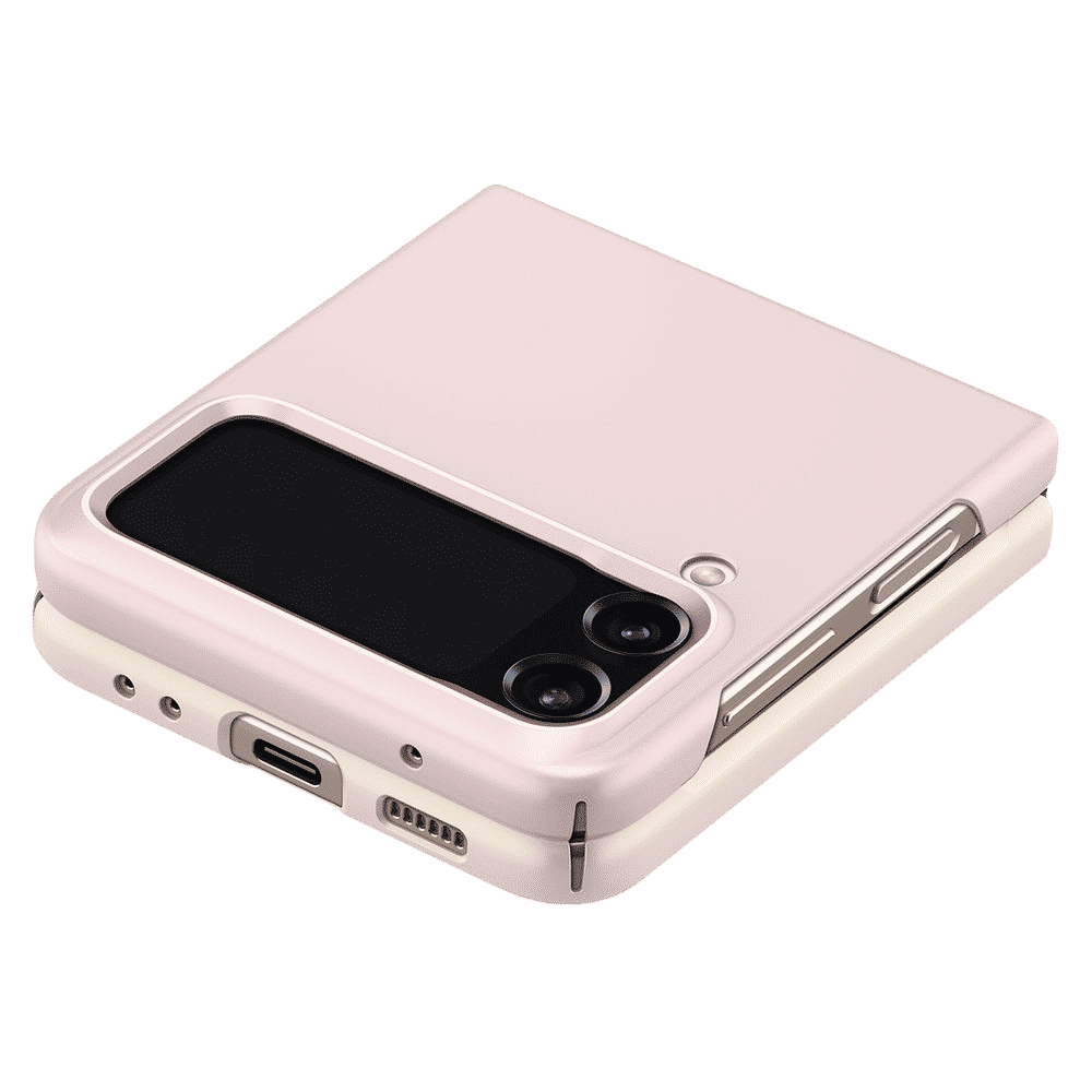 Spigen Air Skin Polycarbonate & Urethane Back Cover for SAMSUNG Galaxy Z Flip4 (Supports Wireless Charging, Cotton Pink)_5