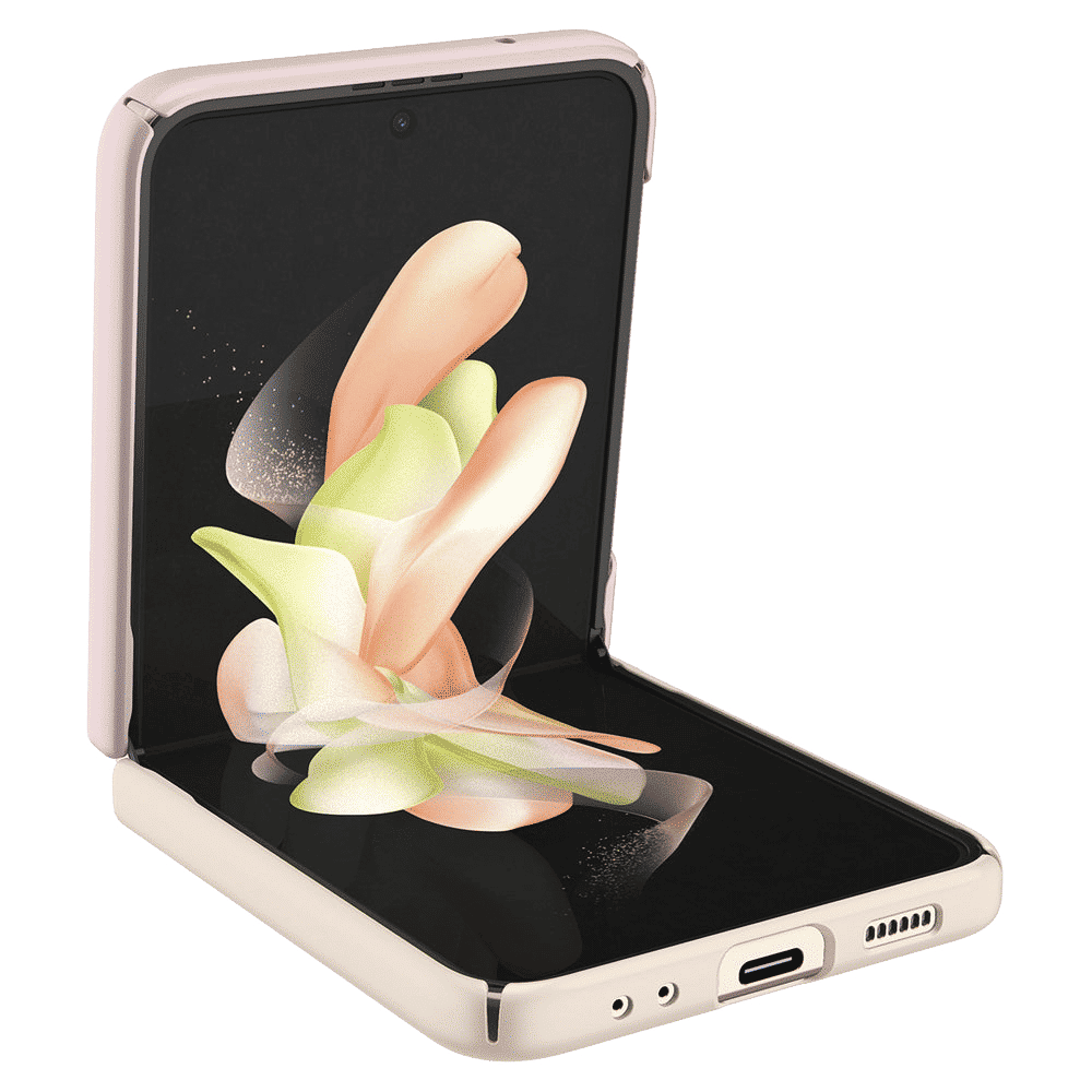 Spigen Air Skin Polycarbonate & Urethane Back Cover for SAMSUNG Galaxy Z Flip4 (Supports Wireless Charging, Cotton Pink)_8