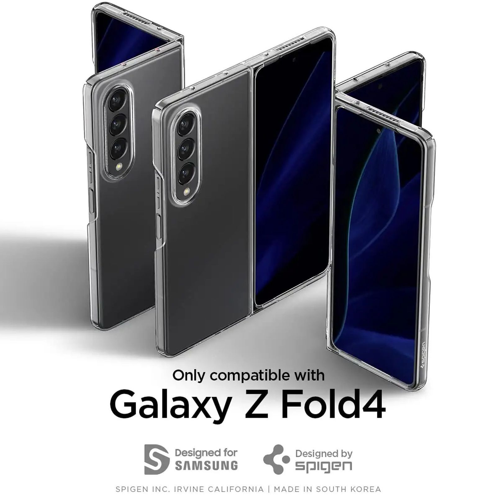 Spigen Air Skin Polycarbonate & Urethane Back Cover for SAMSUNG Galaxy Z Fold4 (Supports Wireless Charging, Crystal Clear) Spigen Air Skin Polycarbonate & Urethane Back Cover for SAMSUNG Galaxy Z Fold4 (Supports Wireless Charging, Crystal Clear)_11