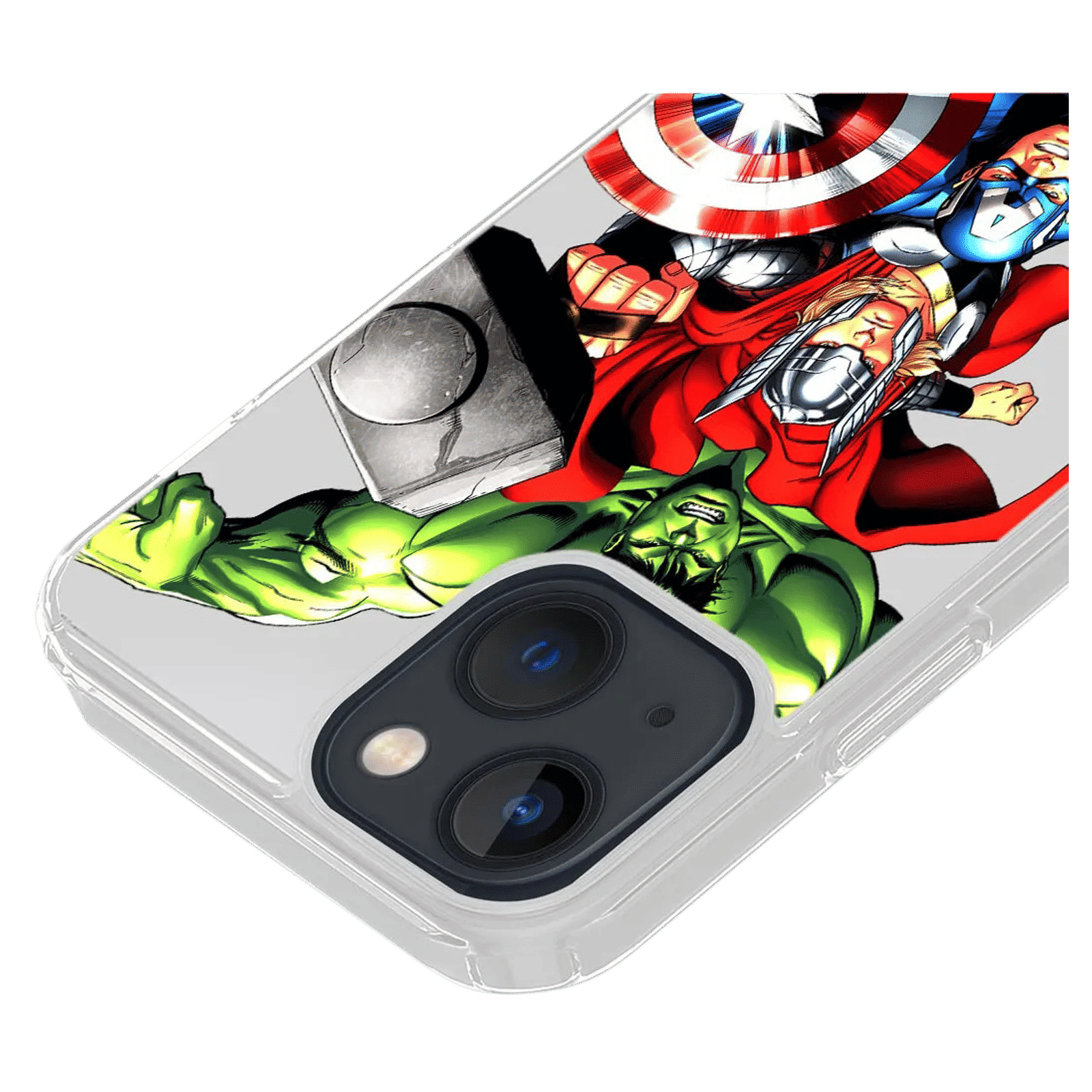 Macmerise Avengers Fury Matte Rubber Back Cover for Apple iPhone 14 Plus (Supports Wireless Charging, Multi Color)_11
