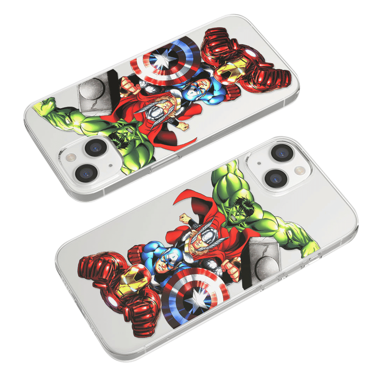 Macmerise Avengers Fury Matte Rubber Back Cover for Apple iPhone 14 Plus (Supports Wireless Charging, Multi Color)_5