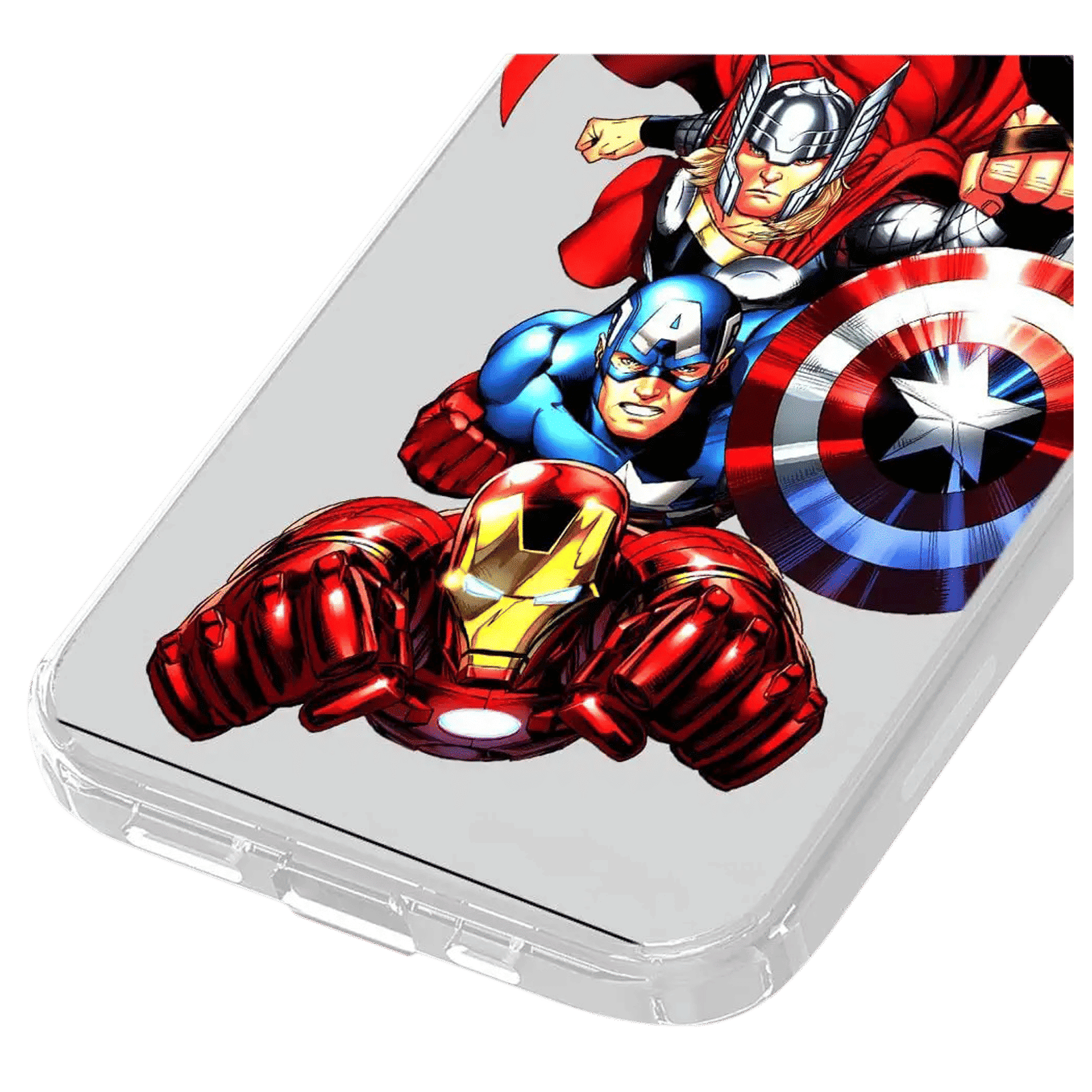 Macmerise Avengers Fury Matte Rubber Back Cover for Apple iPhone 14 Pro Max (Supports Wireless Charging, Multi Color)_10