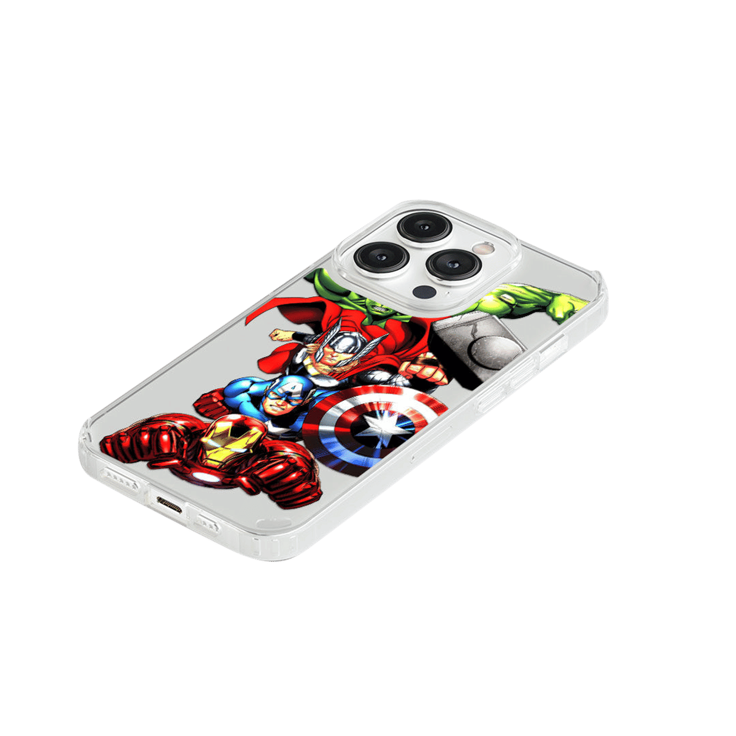 Macmerise Avengers Fury Matte Rubber Back Cover for Apple iPhone 14 Pro Max (Supports Wireless Charging, Multi Color)_6