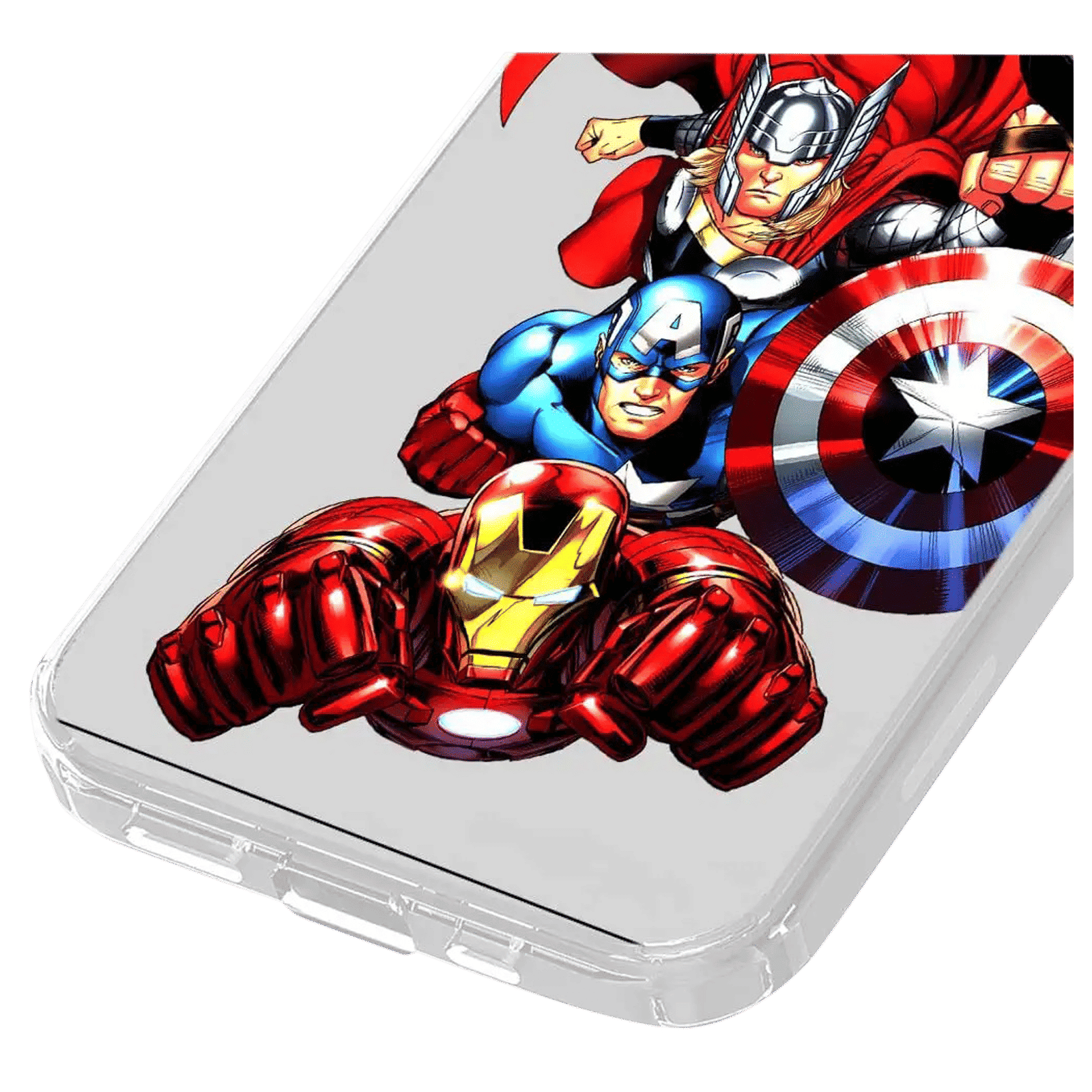 Macmerise Avengers Fury Matte Rubber Back Cover for Apple iPhone 14 Pro (Supports Wireless Charging, Multi Color)_10