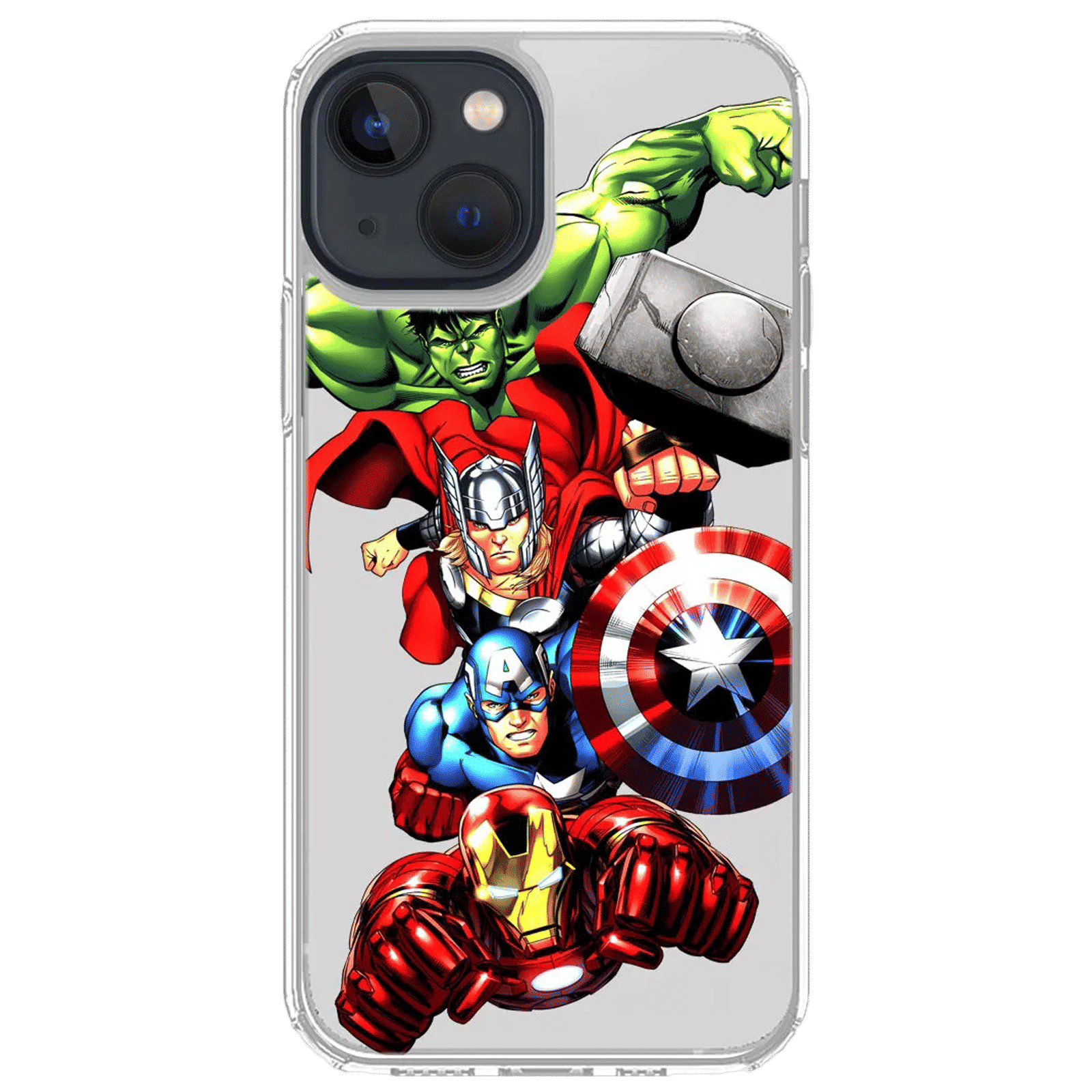 Macmerise Avengers Fury Matte Rubber Back Cover for Apple iPhone 14 (Supports Wireless Charging, Multi Color) Macmerise Avengers Fury Matte Rubber Back Cover for Apple iPhone 14 (Supports Wireless Charging, Multi Color)_1