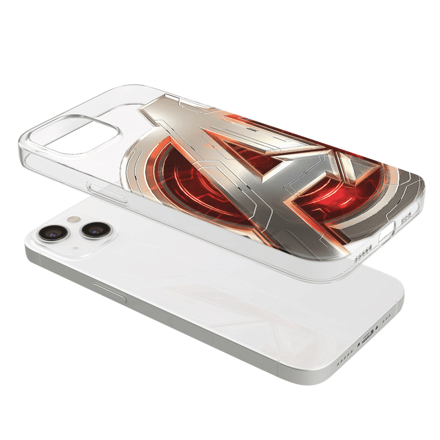 Macmerise Avengers Version 2 Back Cover for Apple iPhone 14 Plus (Supports Wireless Charging, Multi Color)_4