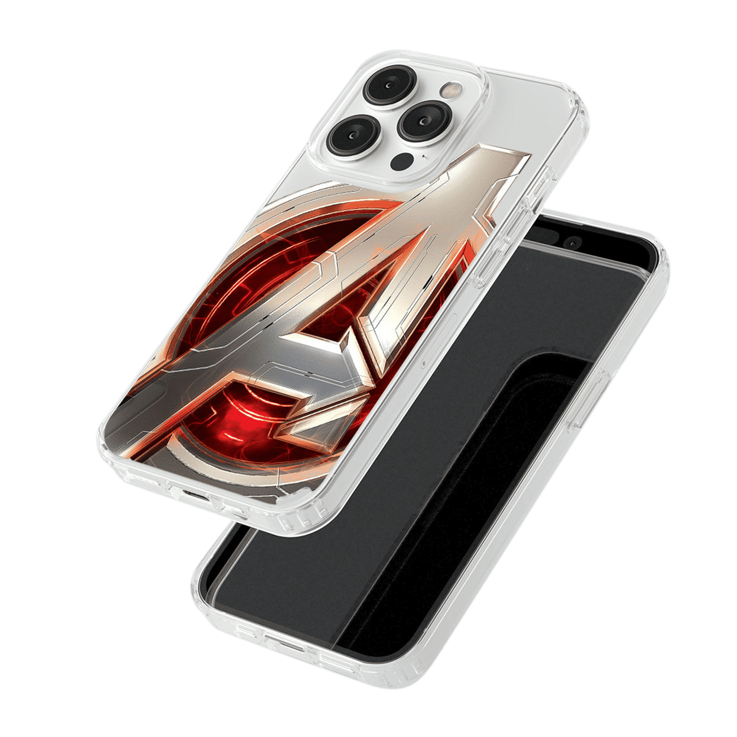 Macmerise Avengers Version 2 Back Cover for Apple iPhone 14 Pro Max (Supports Wireless Charging, Multi Color)_9