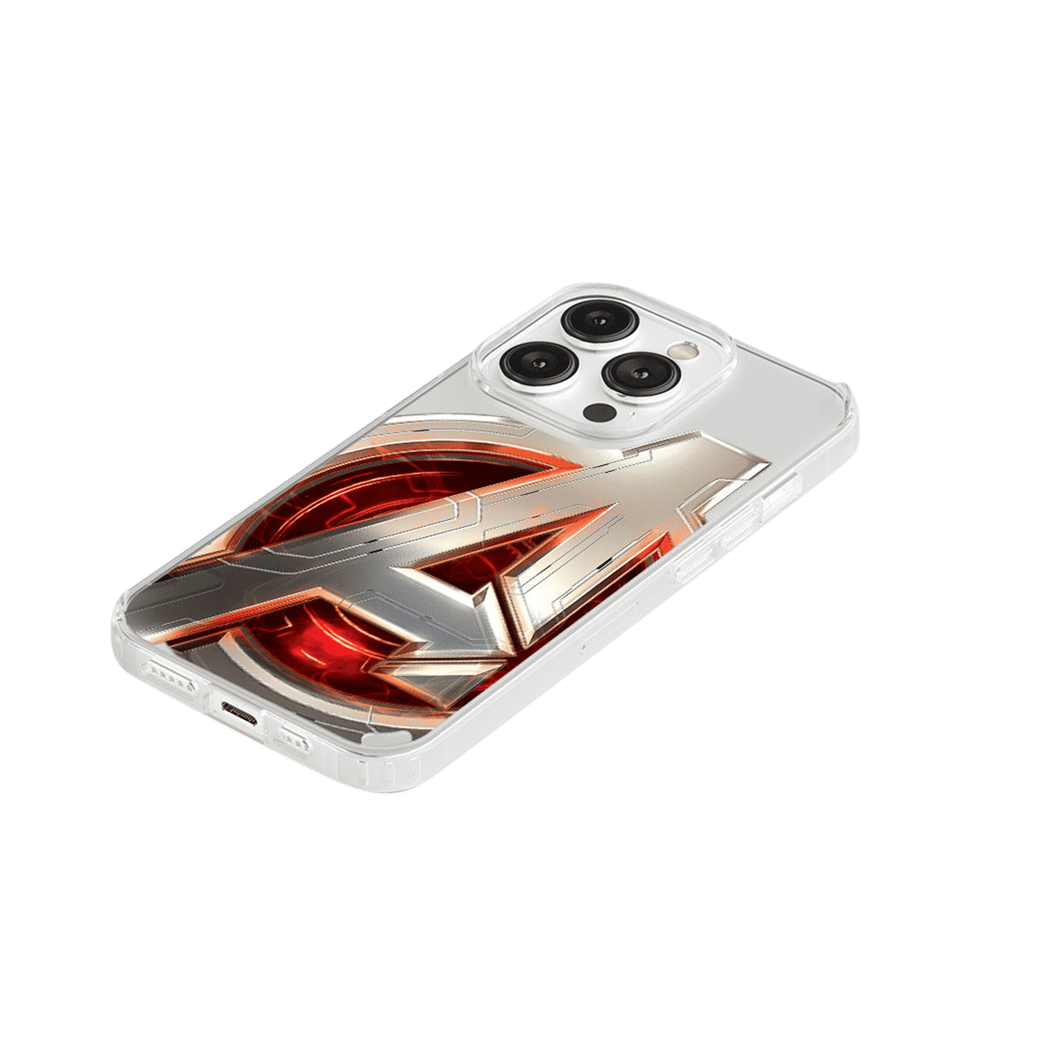 Macmerise Avengers Version 2 Liquid Silicone Back Cover for Apple iPhone 14 Pro (Supports Wireless Charging, Multi Color)_9