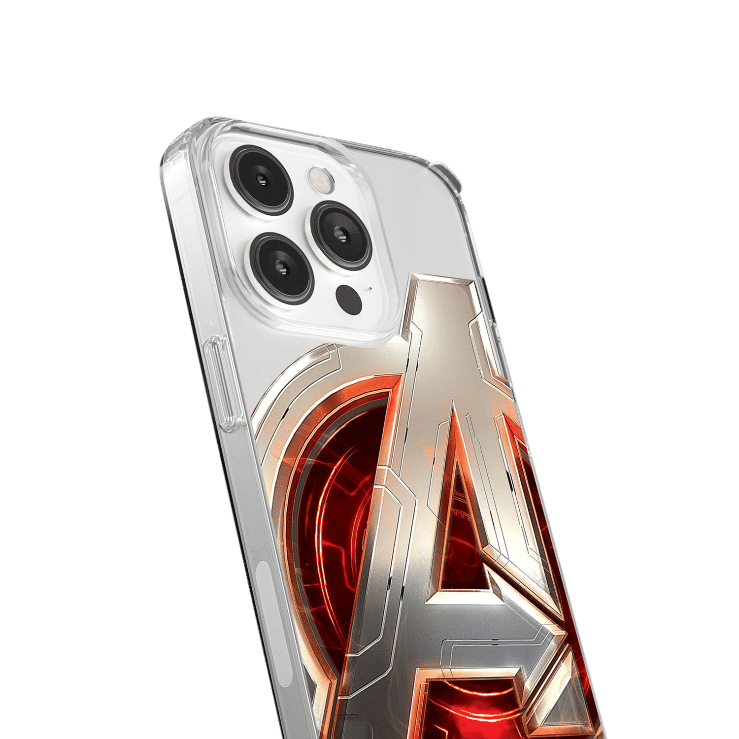 Macmerise Avengers Version 2 Liquid Silicone Back Cover for Apple iPhone 14 Pro (Supports Wireless Charging, Multi Color)_6