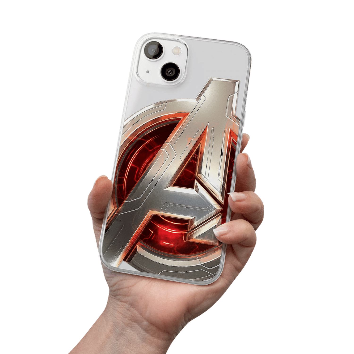 Macmerise Avengers Version 2 Liquid Silicone Back Cover for Apple iPhone 14 (Supports Wireless Charging, Multi Color)_6