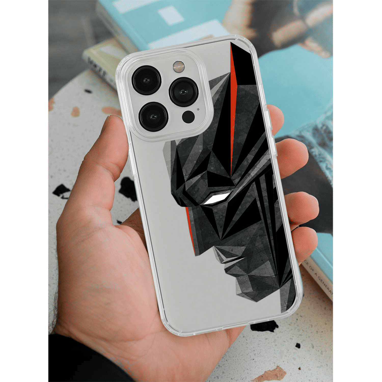 Macmerise Batman Geometric Liquid Silicone Back Cover for Apple iPhone 14 Pro Max (Supports Wireless Charging, Multi Color) Macmerise Batman Geometric Liquid Silicone Back Cover for Apple iPhone 14 Pro Max (Supports Wireless Charging, Multi Color)_7