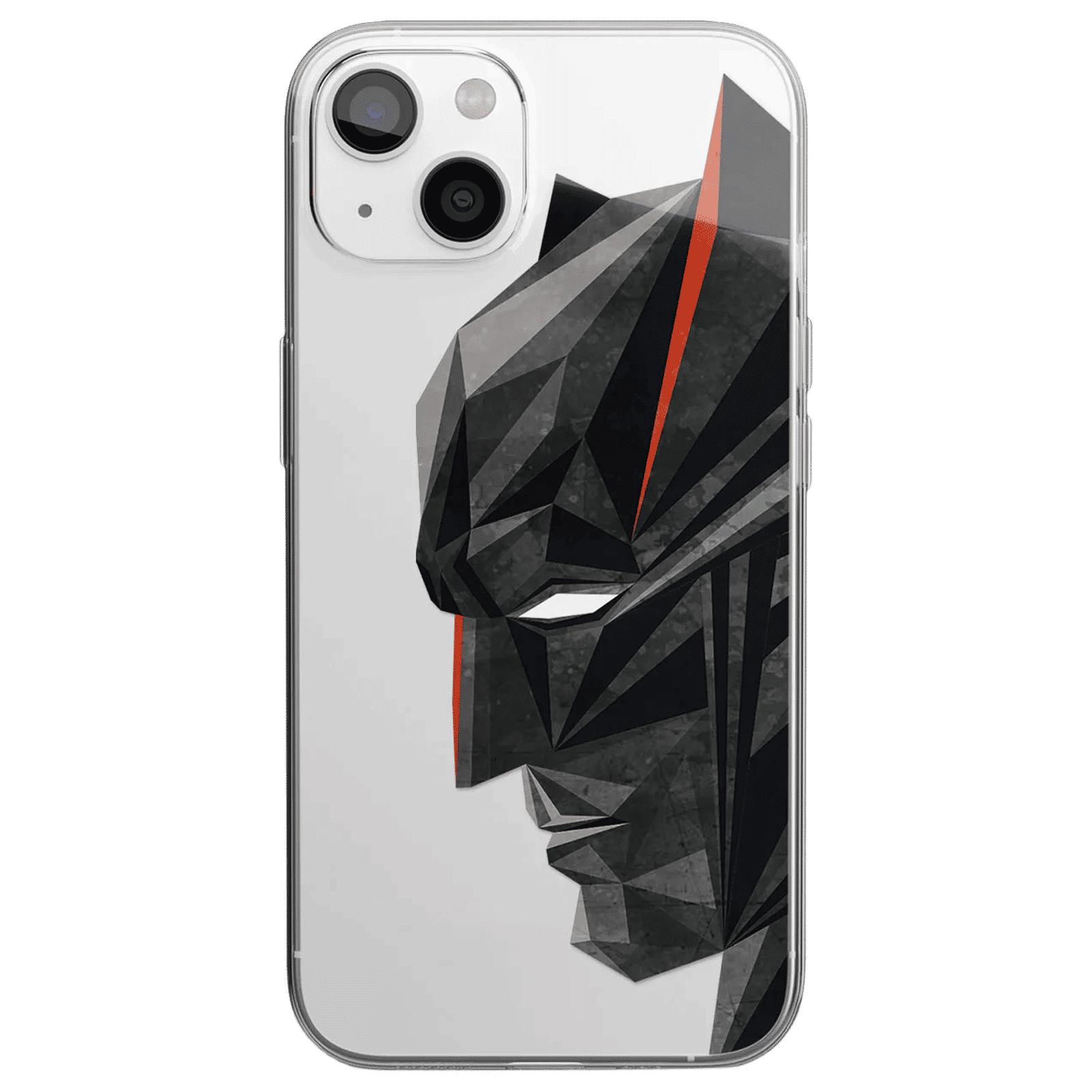 Macmerise Batman Geometric Liquid Silicone Back Cover for Apple iPhone 14 (Supports Wireless Charging, Multi Color)_3