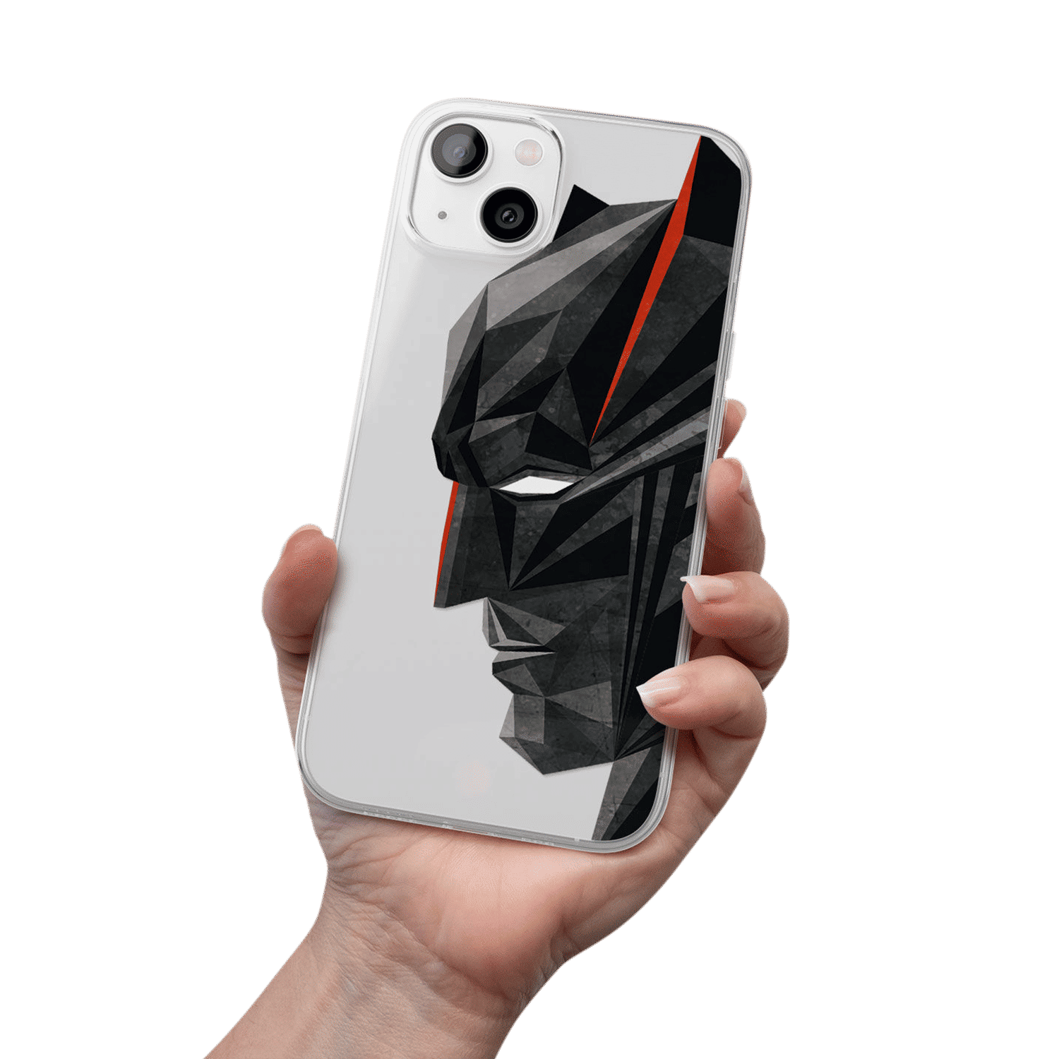 Macmerise Batman Geometric Liquid Silicone Back Cover for Apple iPhone 14 (Supports Wireless Charging, Multi Color)_5