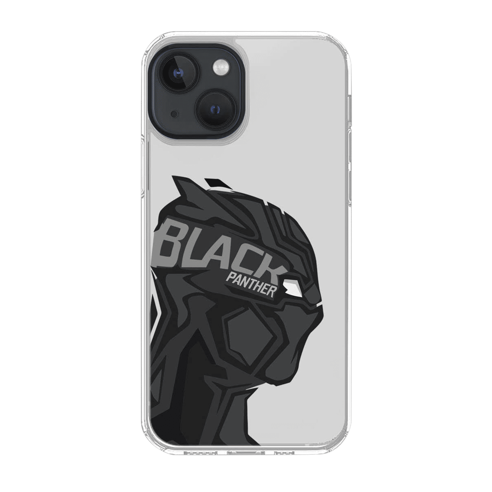 Macmerise Black Panther Art Silicone Back Cover for Apple iPhone 14 Plus (Supports Wireless Charging, Multi Color)_8