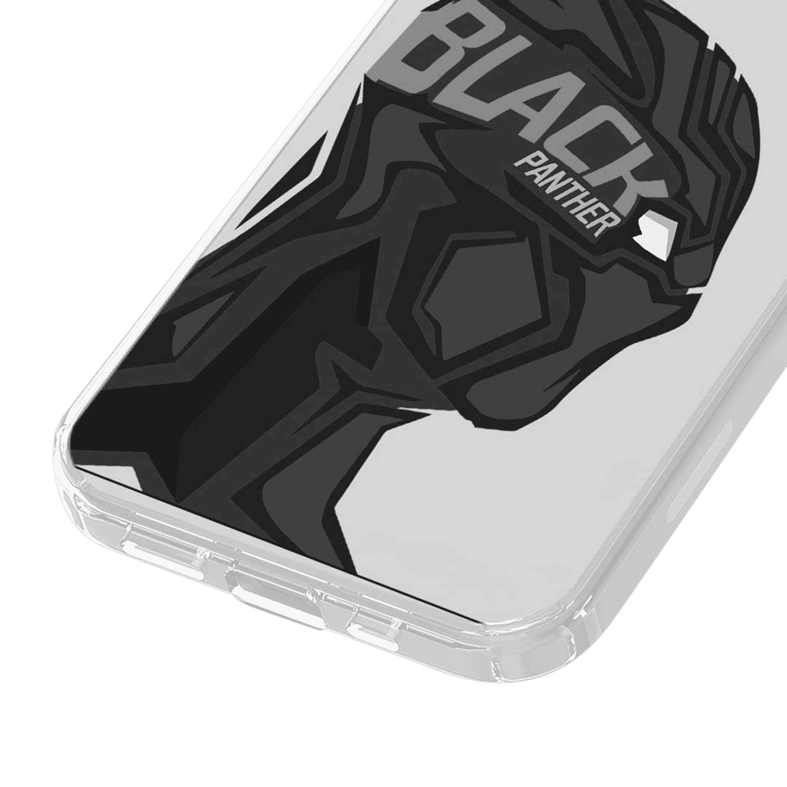 Macmerise Black Panther Art Silicone Back Cover for Apple iPhone 14 Pro (Supports Wireless Charging, Multi Color)_10