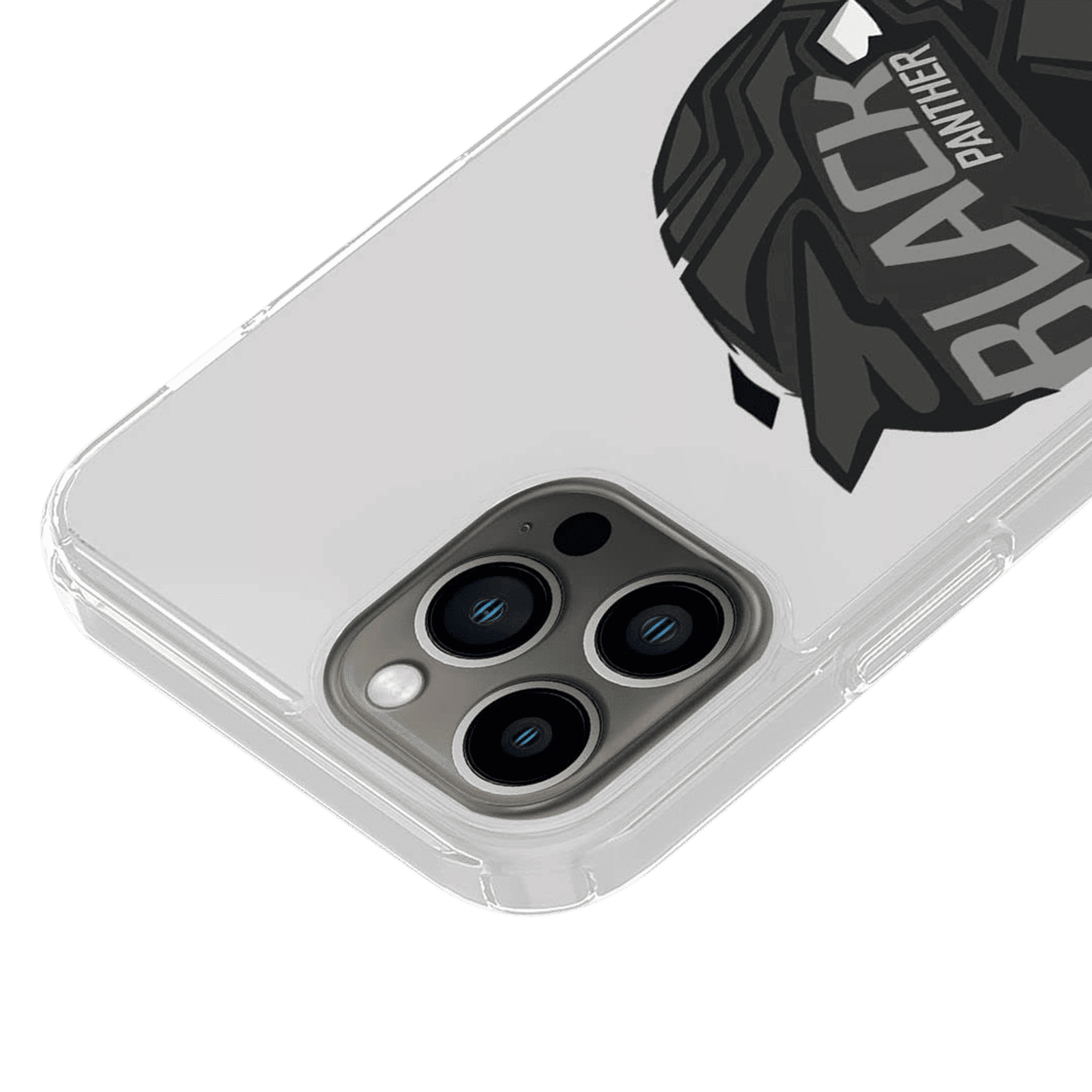 Macmerise Black Panther Art Silicone Back Cover for Apple iPhone 14 Pro (Supports Wireless Charging, Multi Color)_11