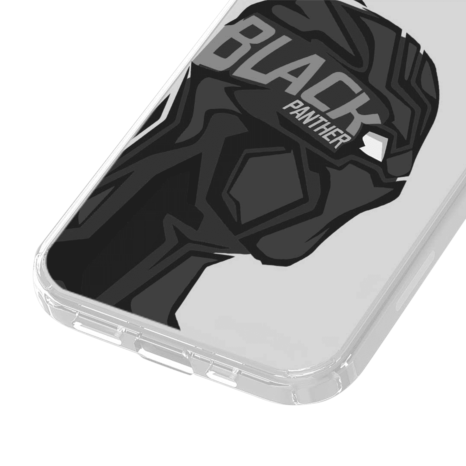 Macmerise Black Panther Art Silicone Back Cover for Apple iPhone 14 (Supports Wireless Charging, Multi Color)_8